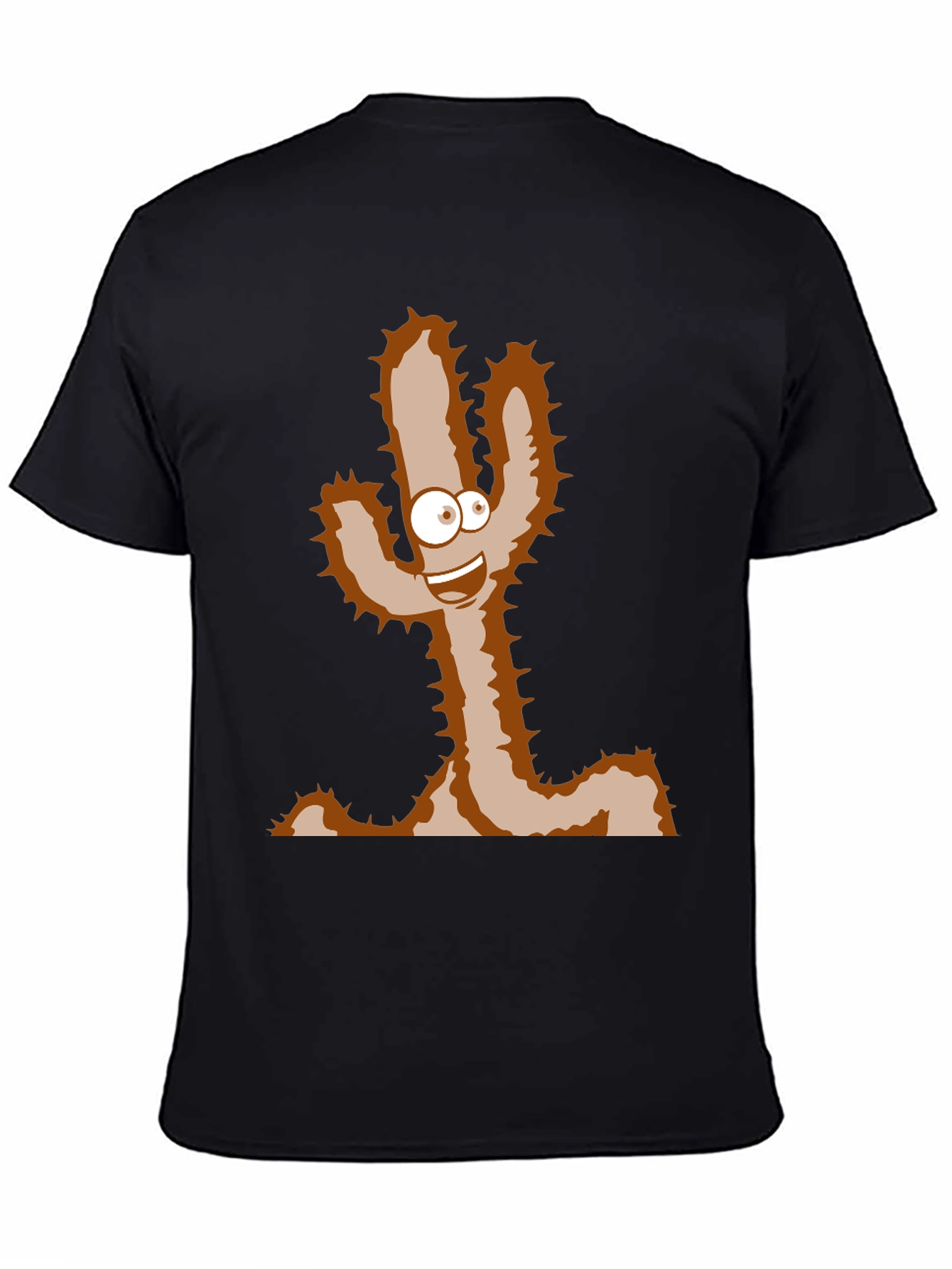 Cartoon Cactus T-Shirt - Funny Desert Plant Tee
