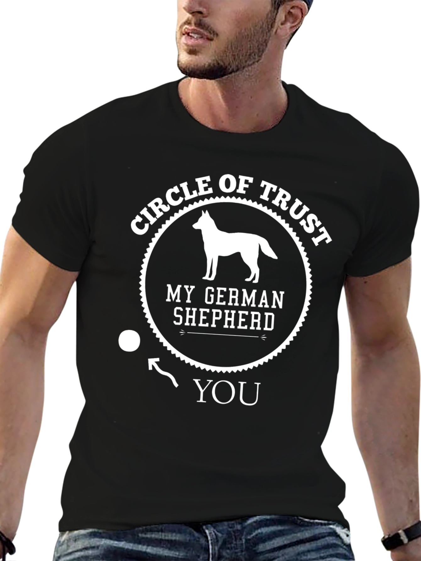 German Shepherd Circle of Trust Graphic Tee