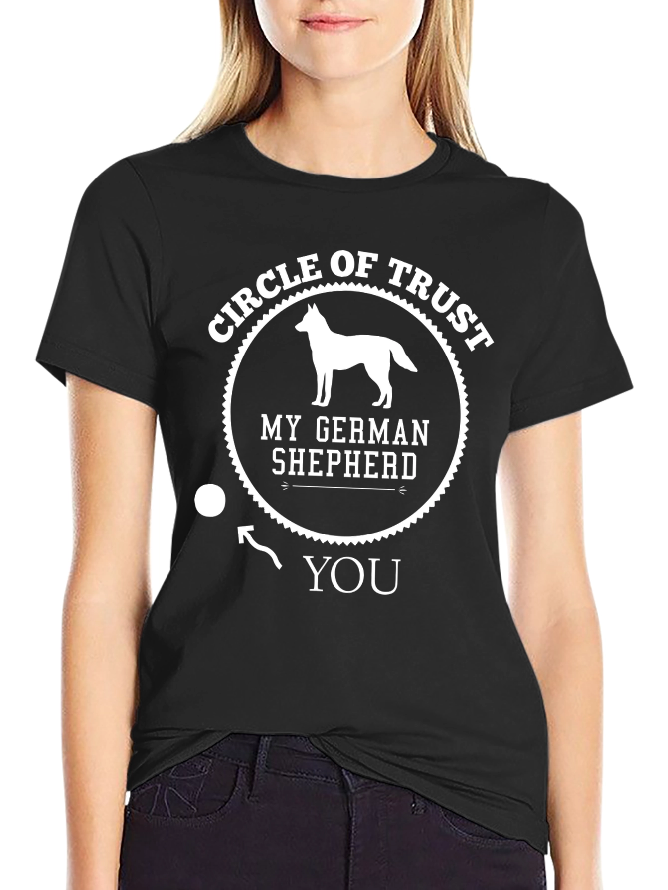 German Shepherd Circle of Trust Graphic Tee