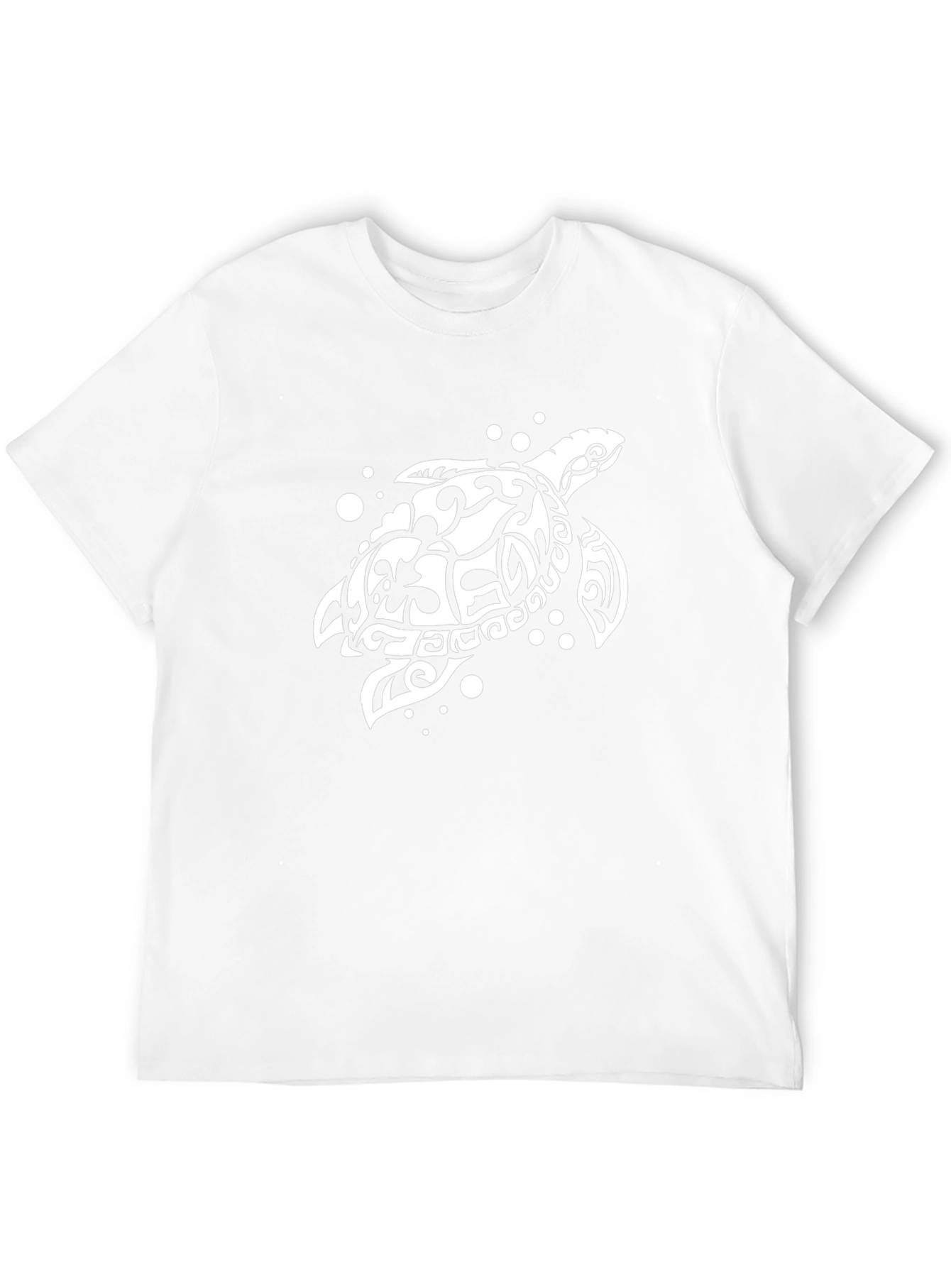 Tribal Sea Turtle Graphic Tee - Black