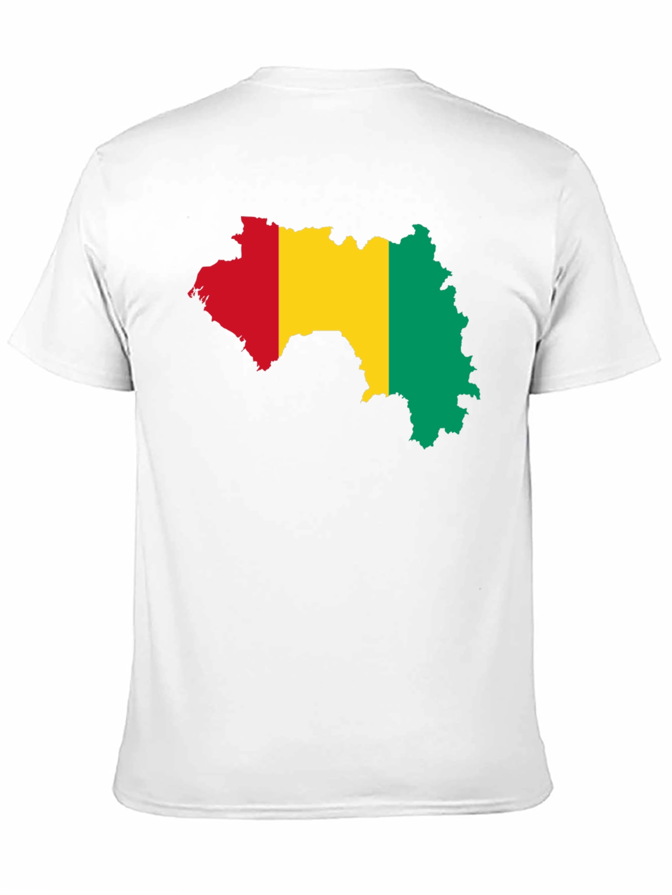 Guinea Map T-Shirt - Black Cotton Tee