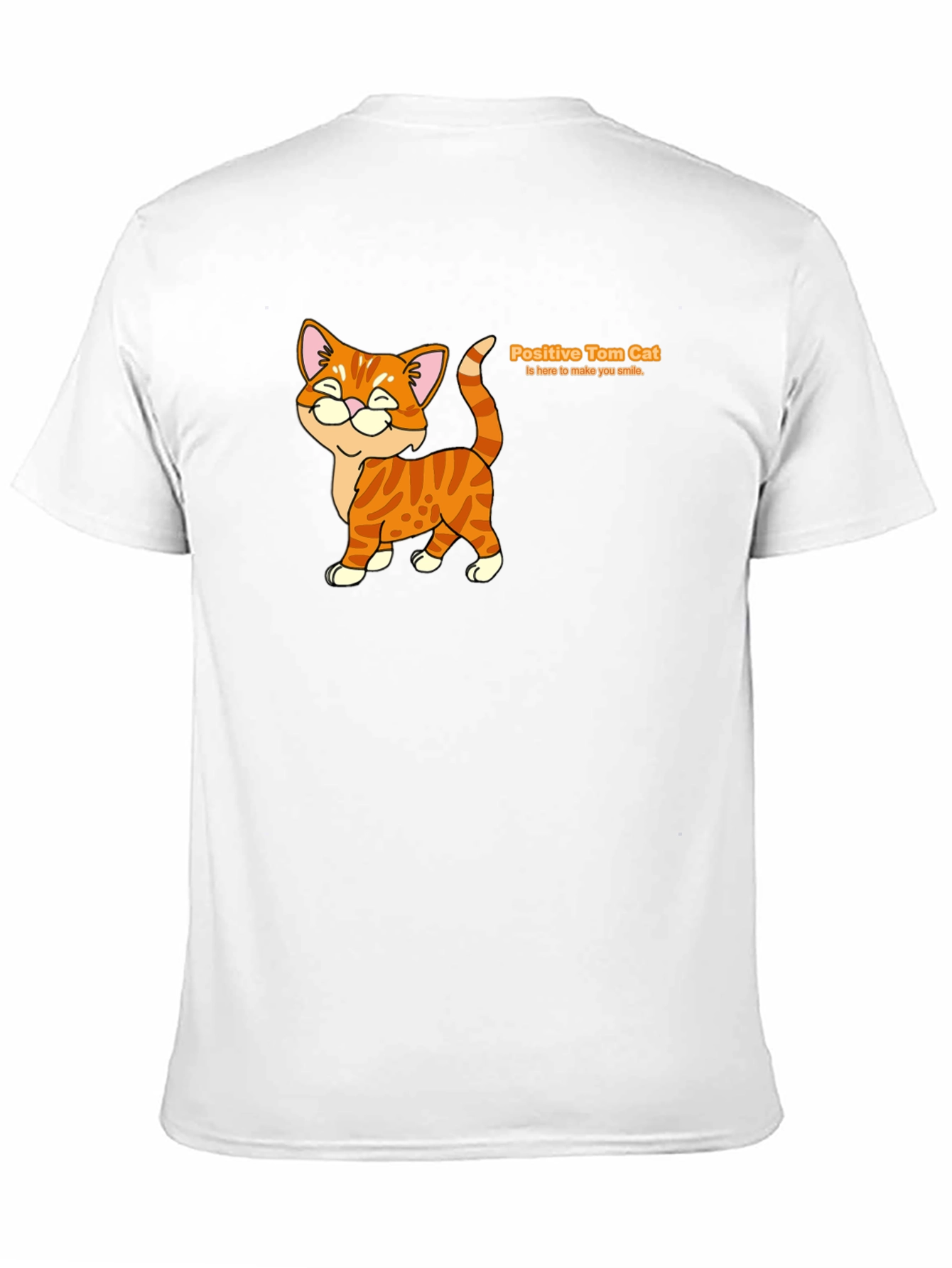 Positive Tom Cat Graphic T-Shirt