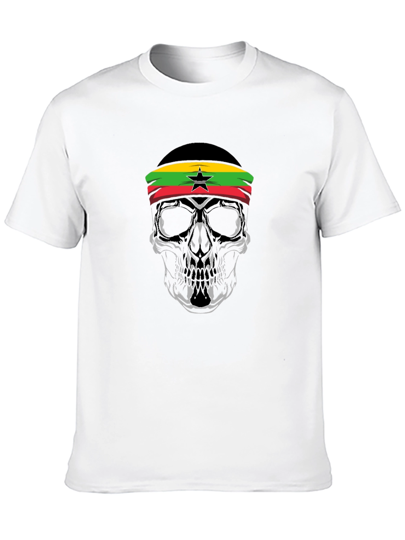 Ghana Skull Headband T-Shirt