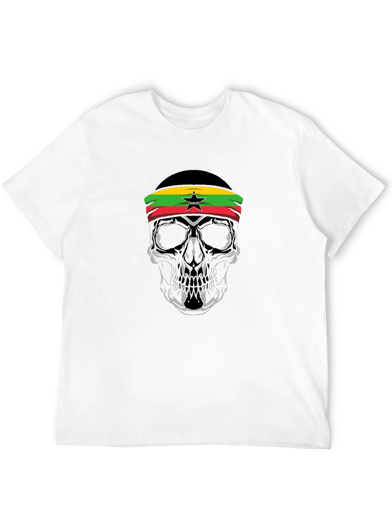 Ghana Skull Headband T-Shirt