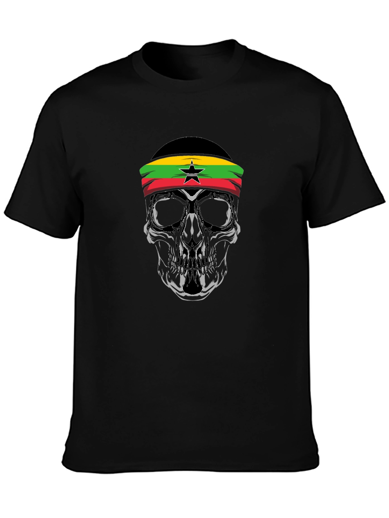 Ghana Skull Headband T-Shirt