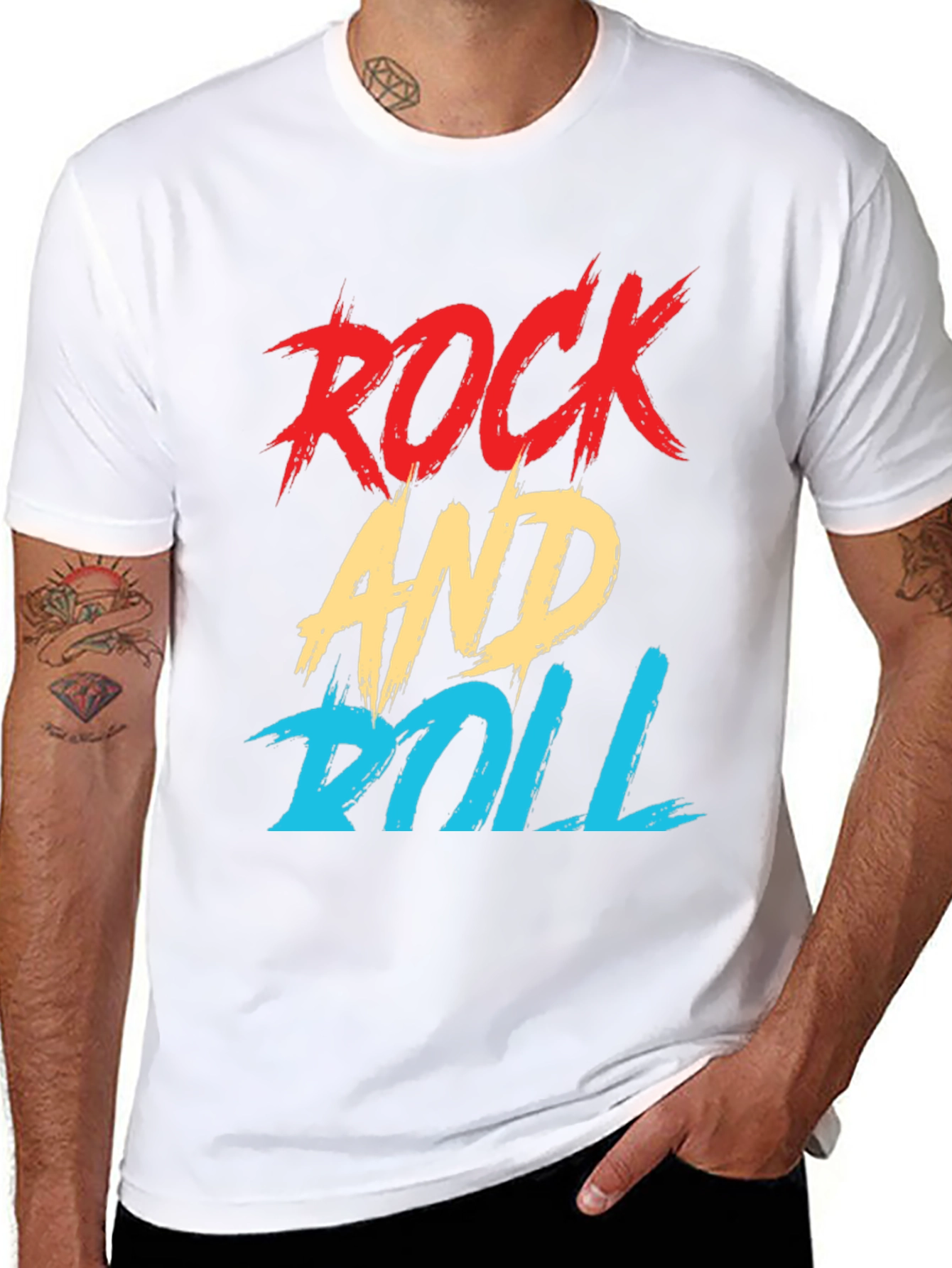 Rock and Roll Graphic T-Shirt