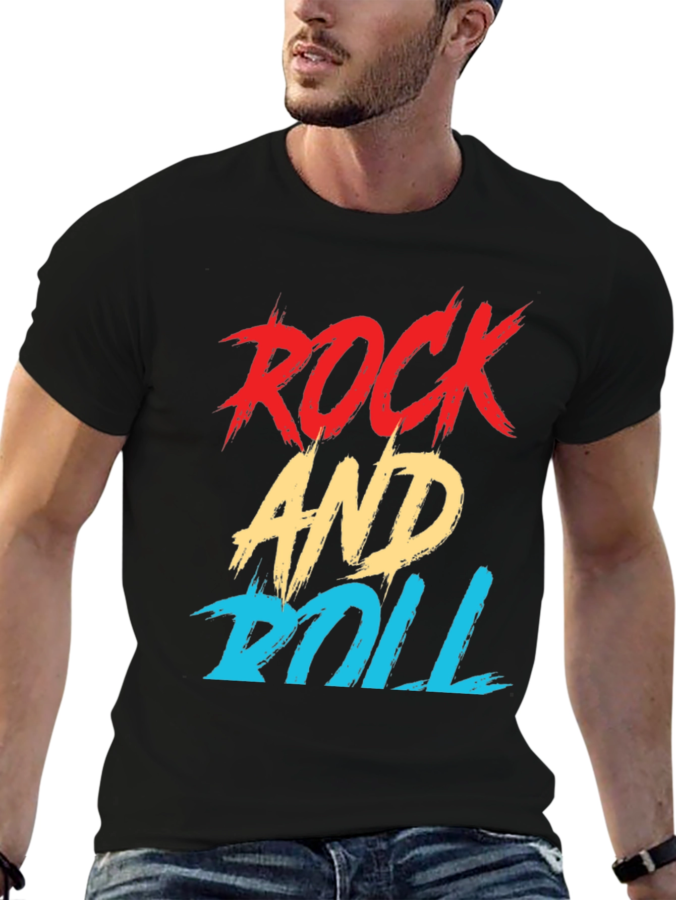 Rock and Roll Graphic T-Shirt