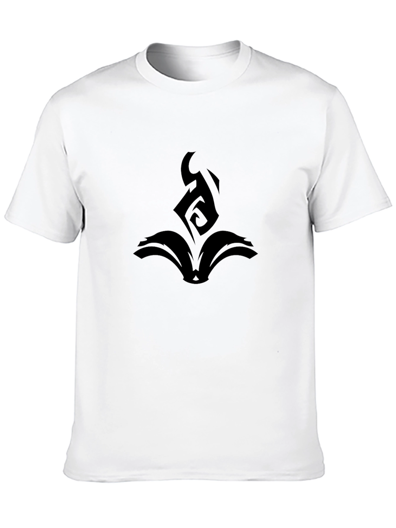 Black Graphic Tee - Abstract Book Design