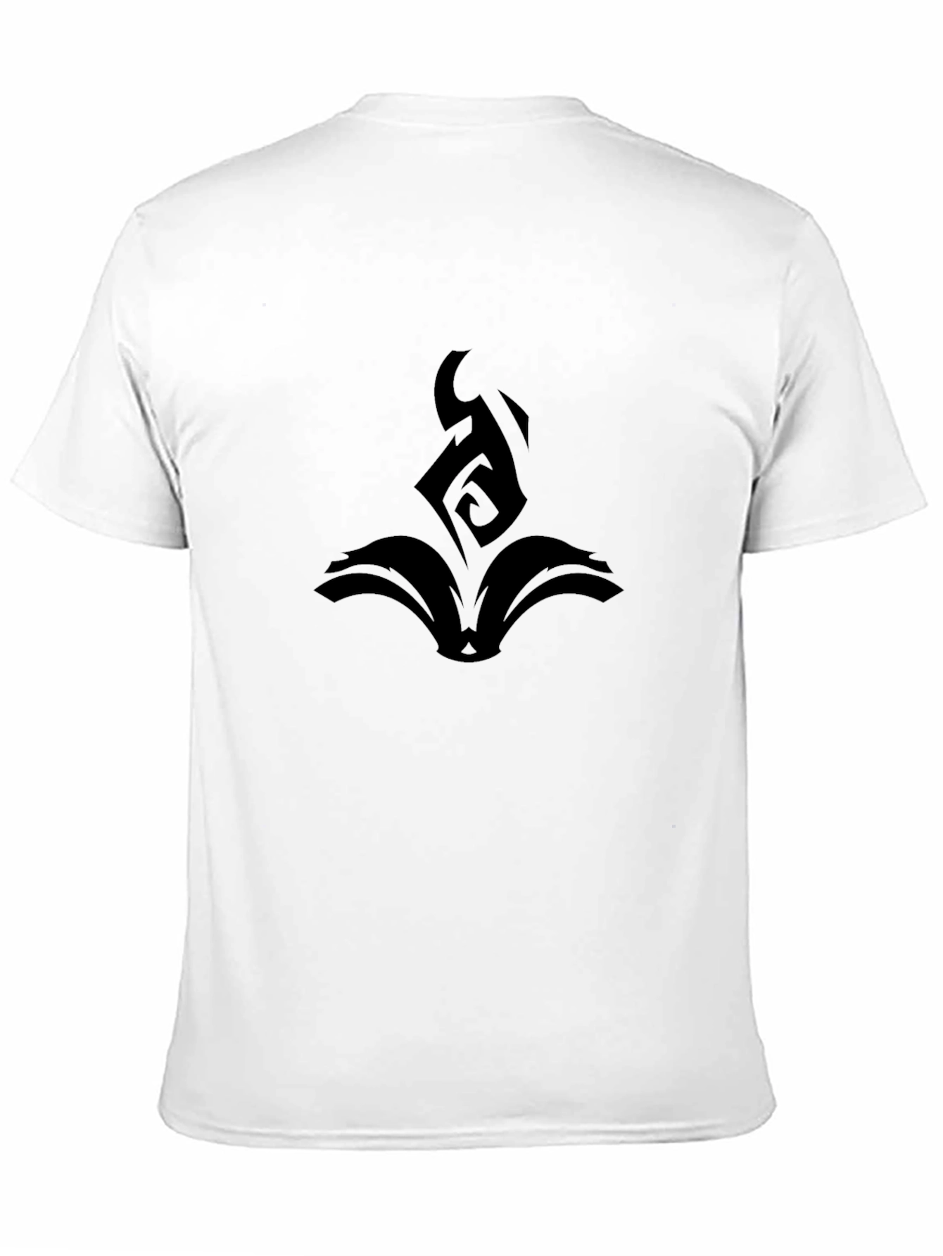 Black Graphic Tee - Abstract Book Design