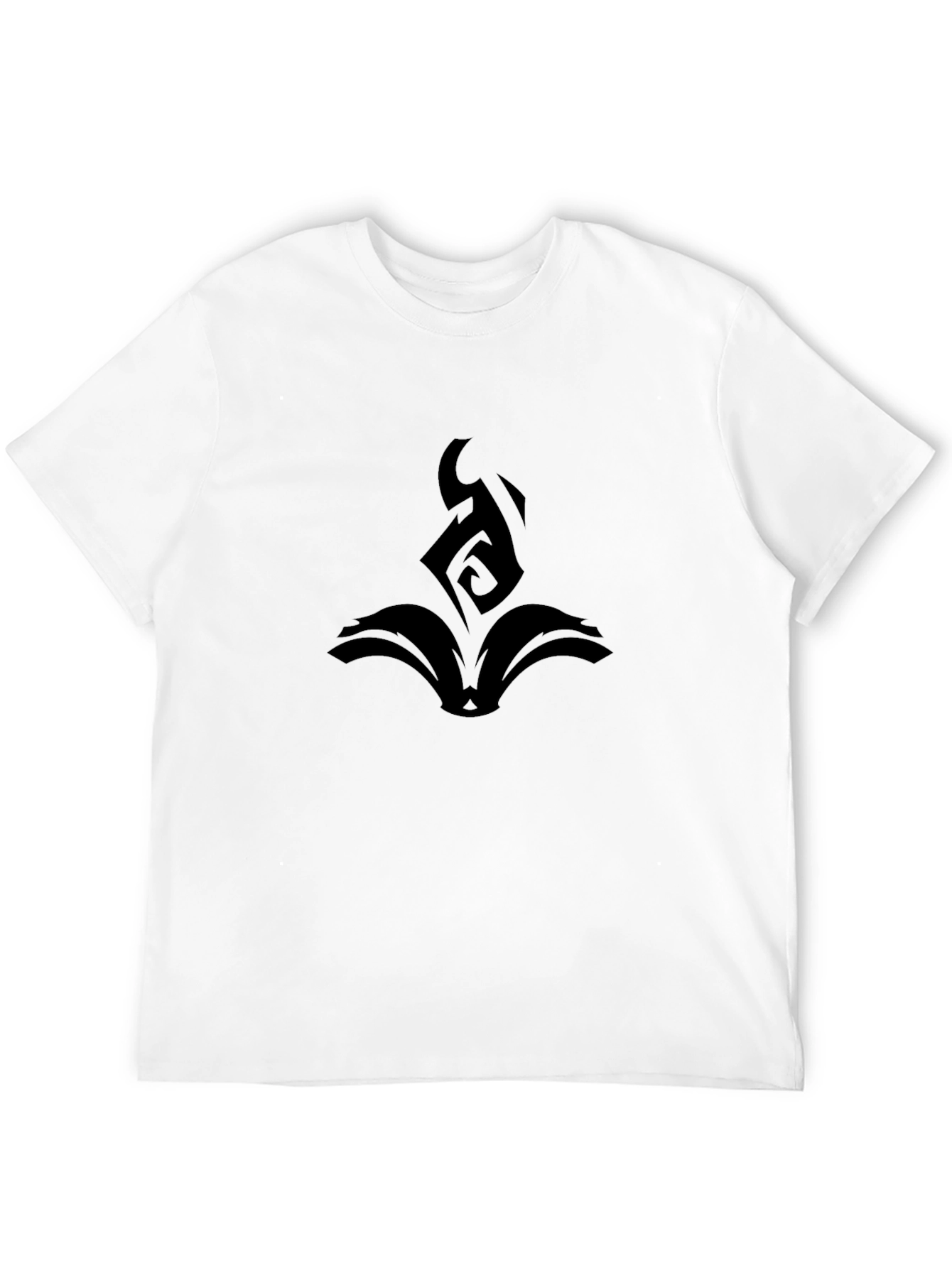 Black Graphic Tee - Abstract Book Design