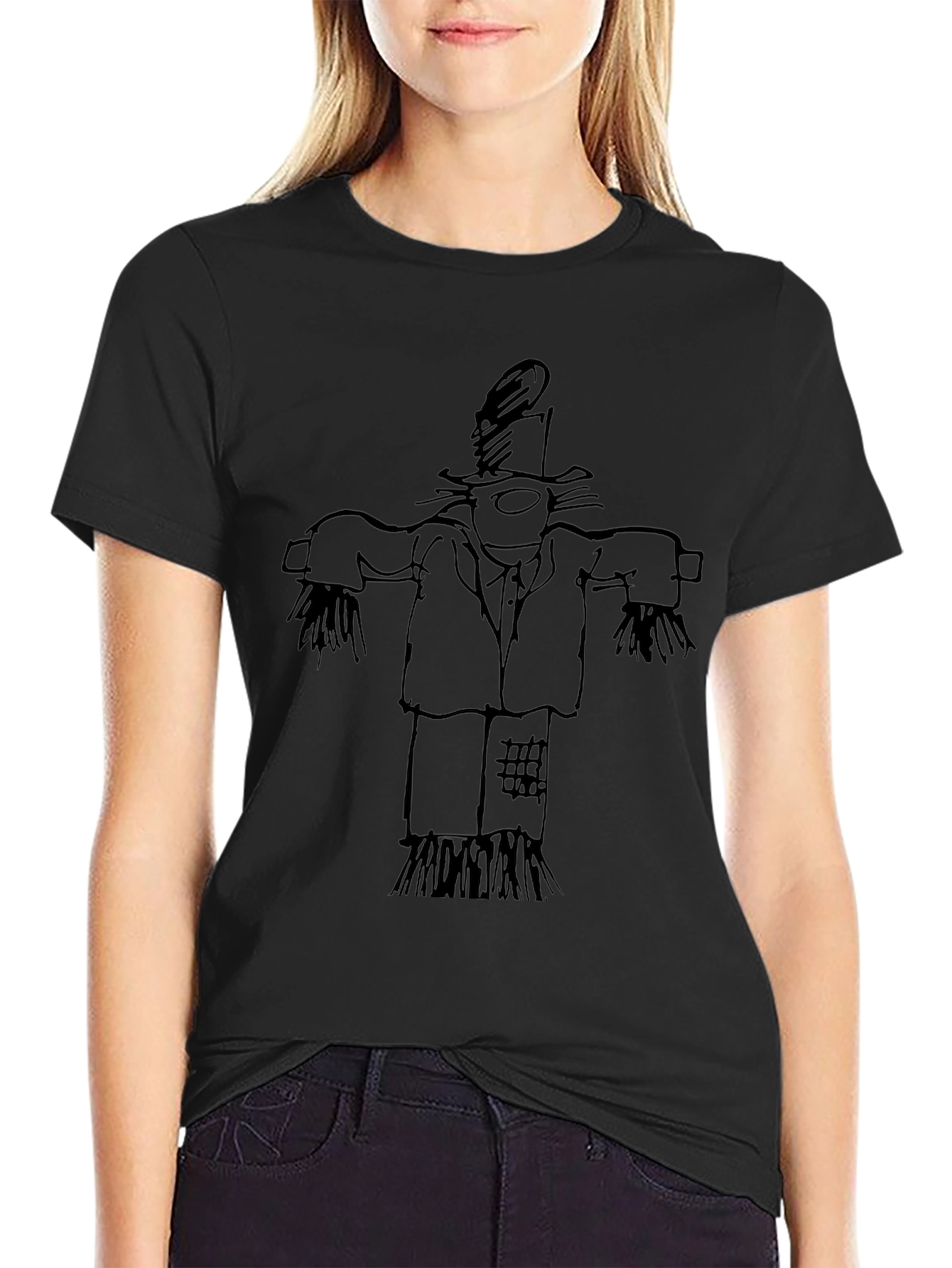 Scarecrow Tee - Quirky Graphic T-Shirt