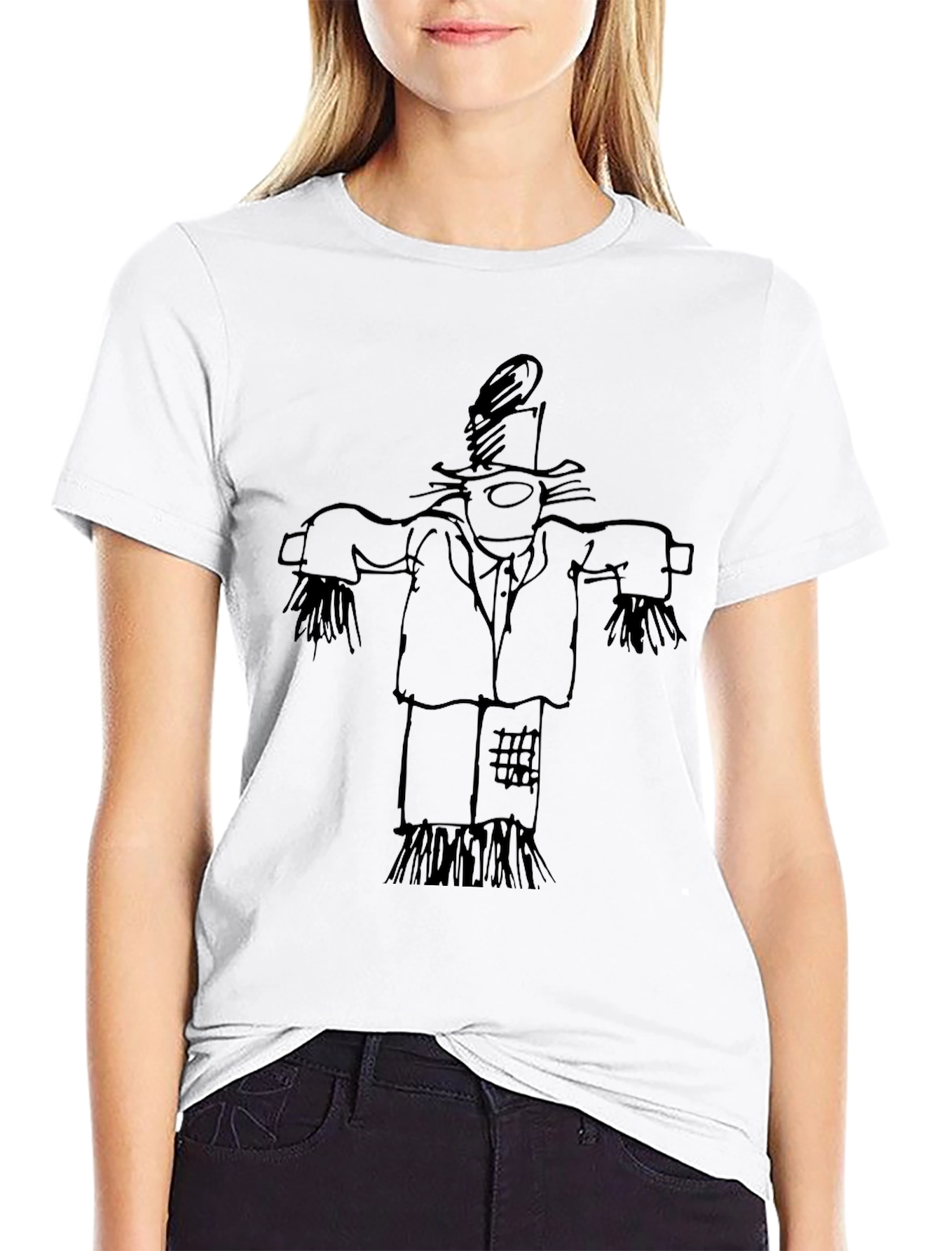 Scarecrow Tee - Quirky Graphic T-Shirt