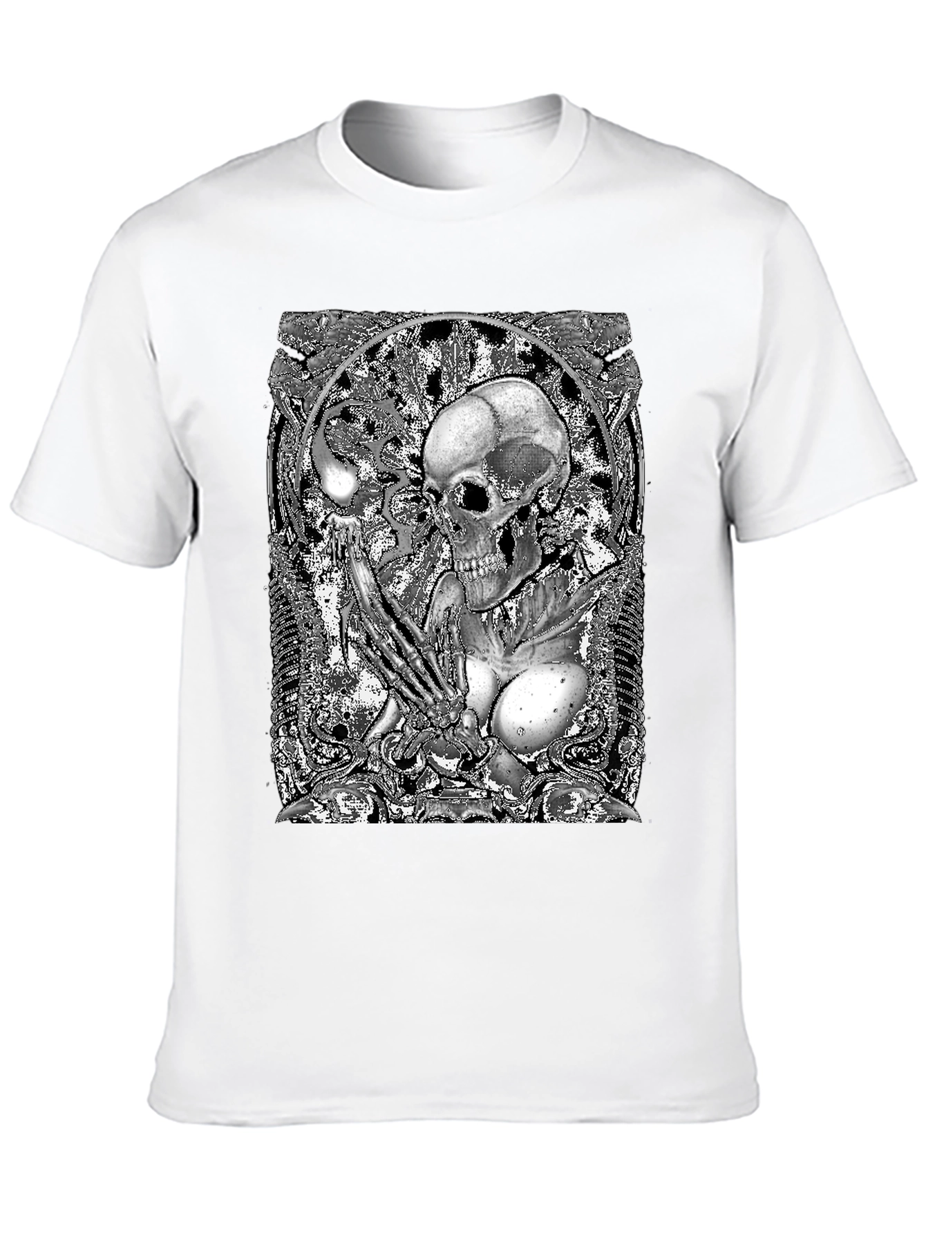 Skull & Bones Graphic Tee - Black