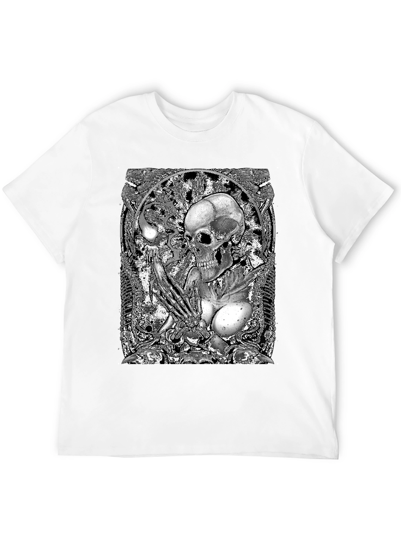Skull & Bones Graphic Tee - Black