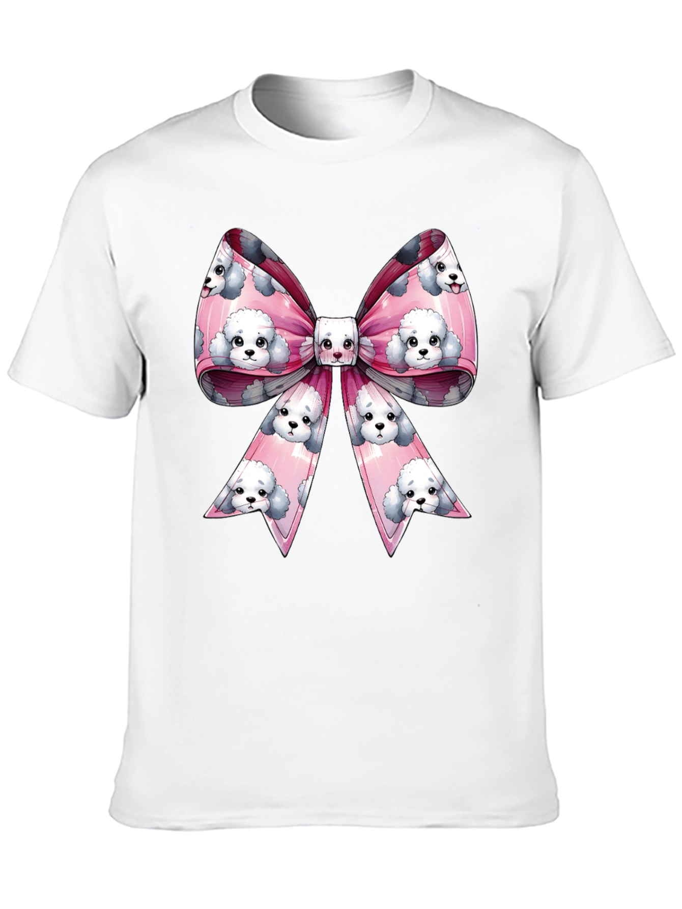 Dog Bow T-Shirt: Fun & Trendy Graphic Tee
