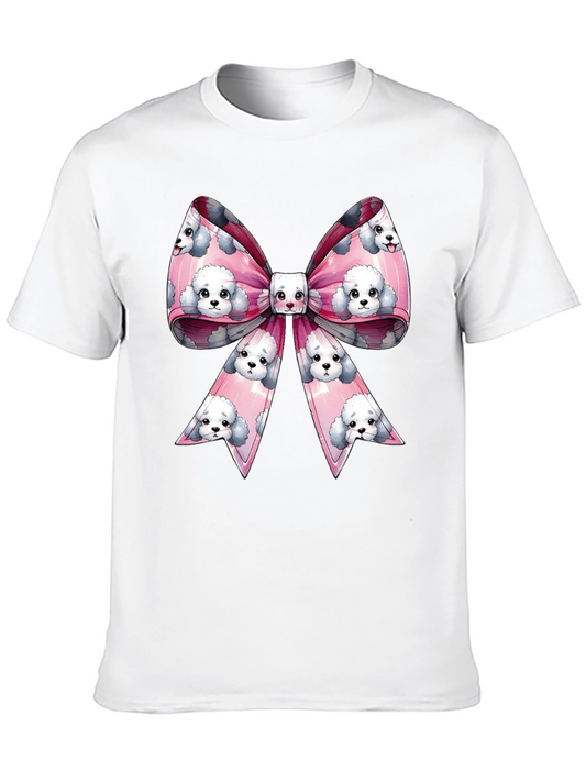 Dog Bow T-Shirt: Fun & Trendy Graphic Tee