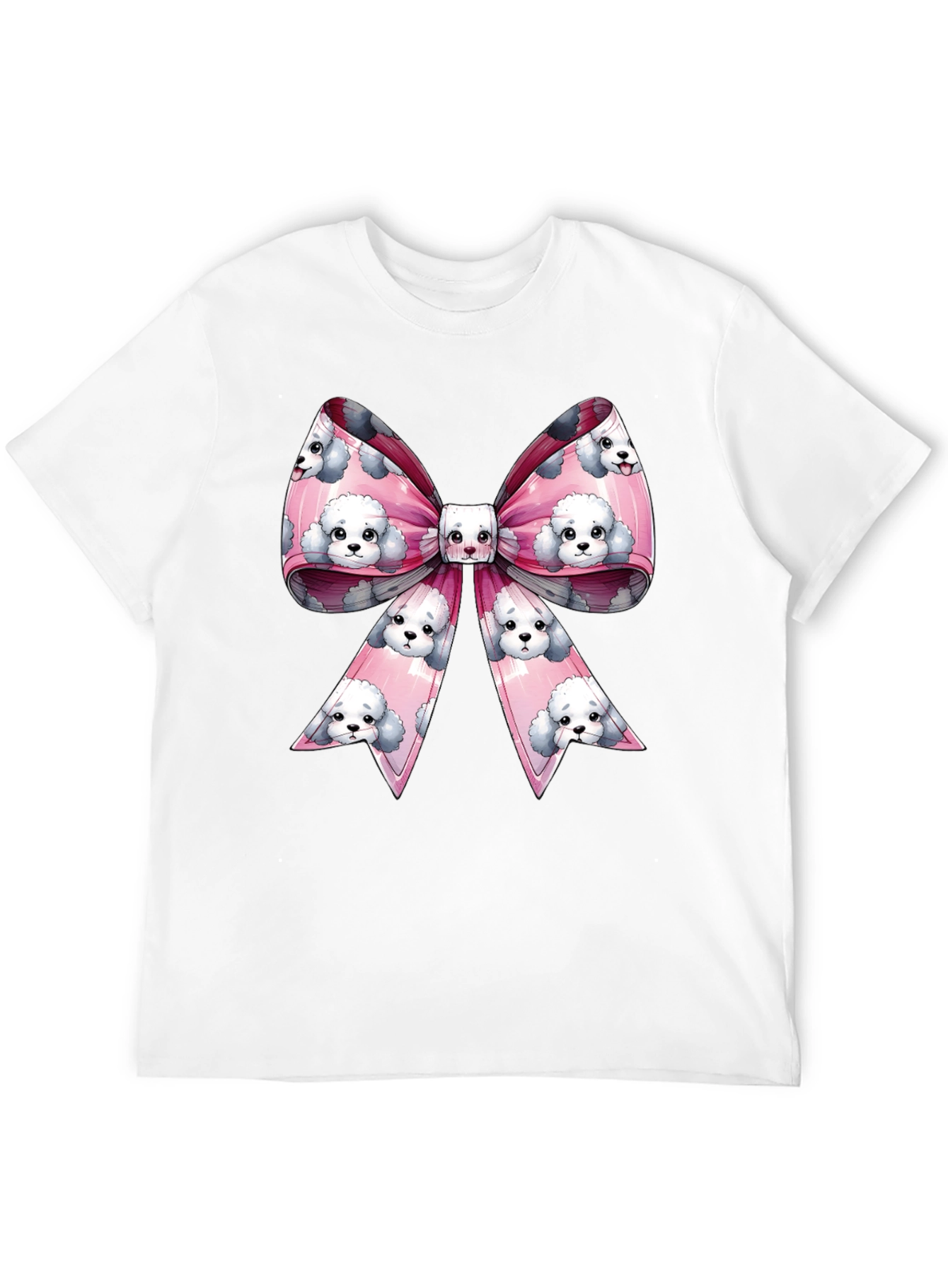 Dog Bow T-Shirt: Fun & Trendy Graphic Tee