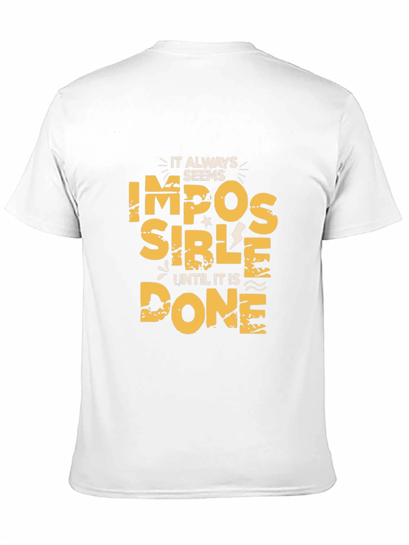 Impossible is Nothing Mens Graphic Tee