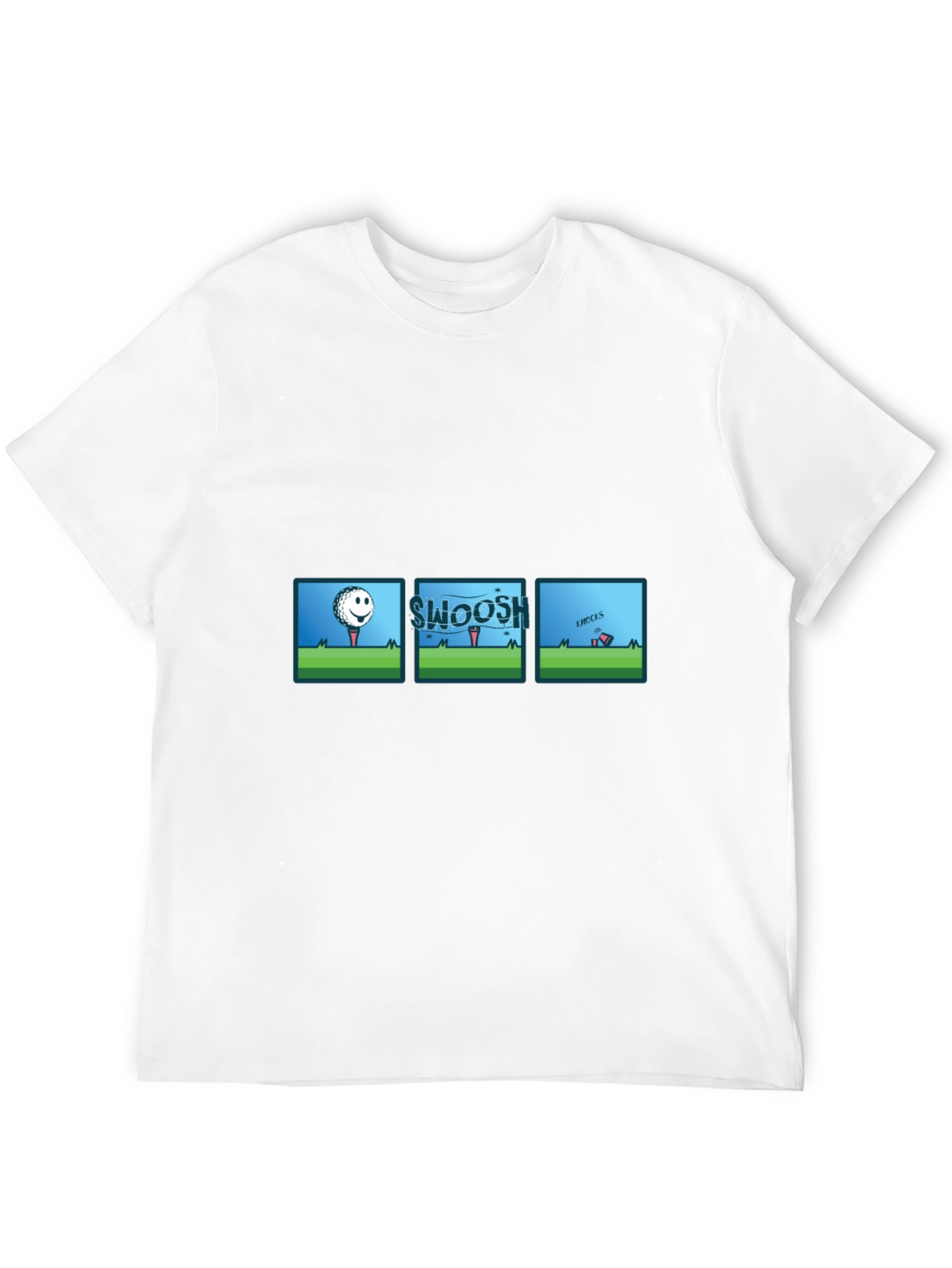 Cartoon Golf Tee Humor T-Shirt