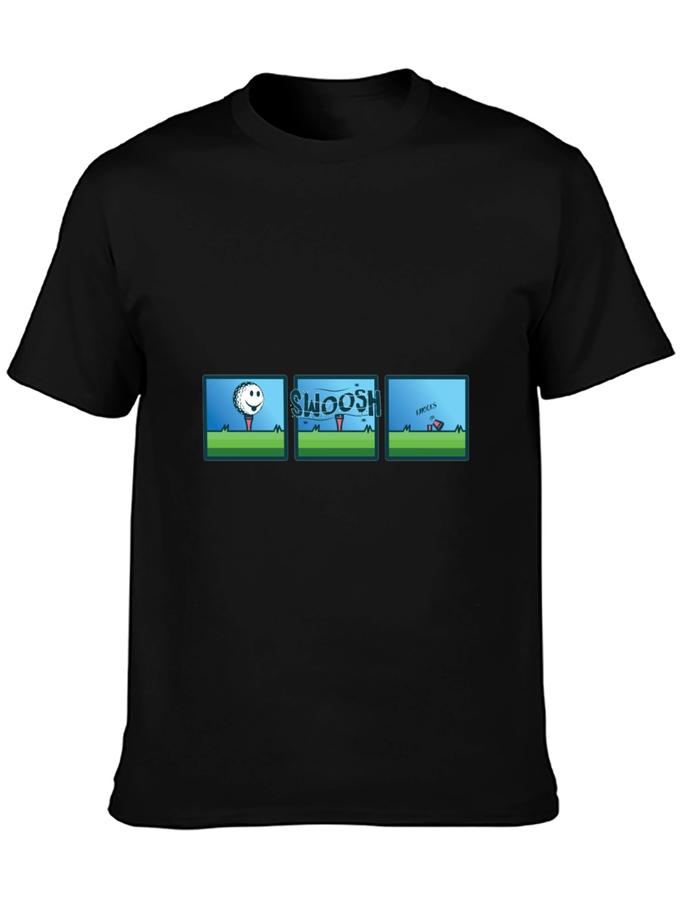 Cartoon Golf Tee Humor T-Shirt
