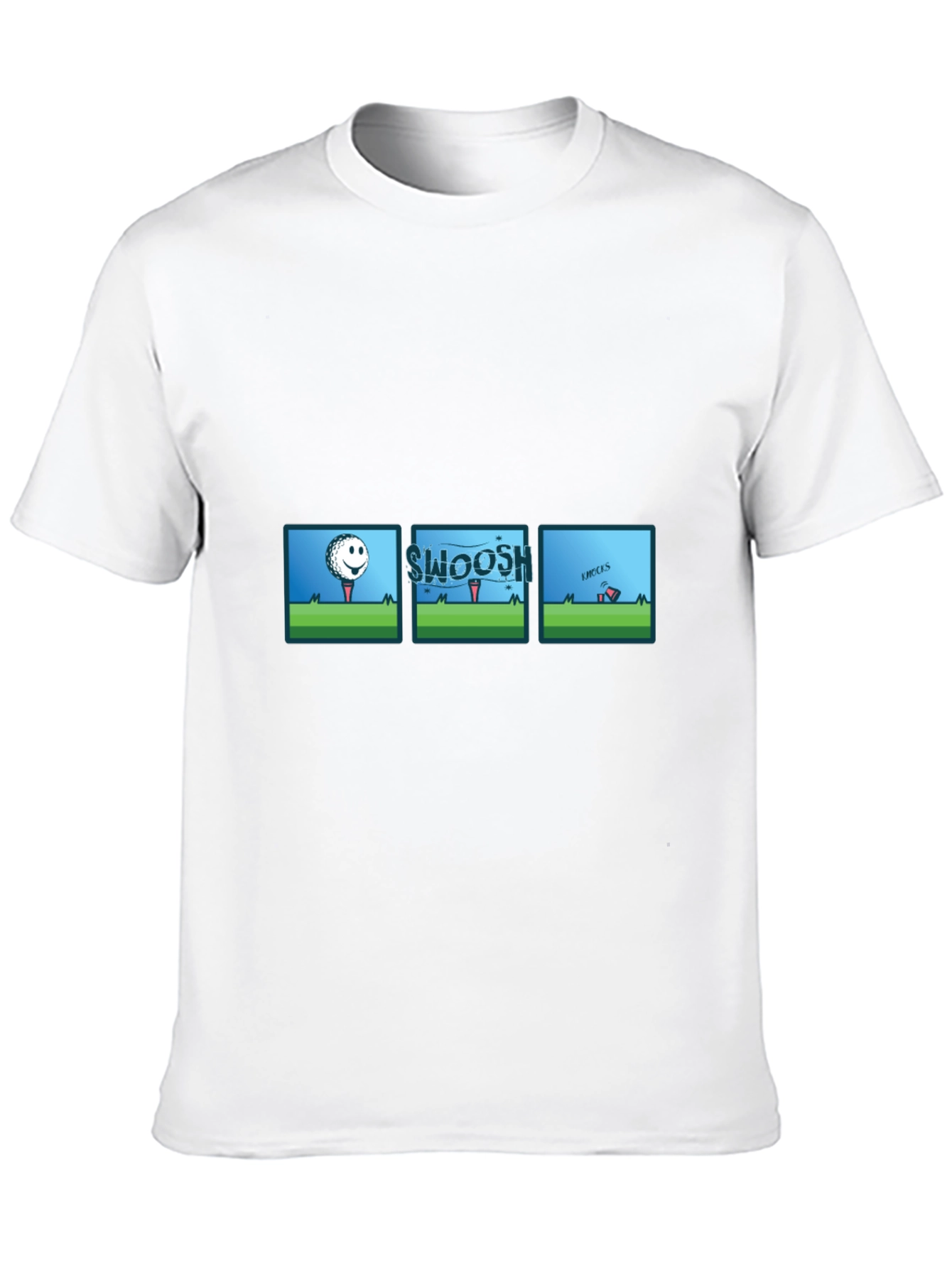 Cartoon Golf Tee Humor T-Shirt