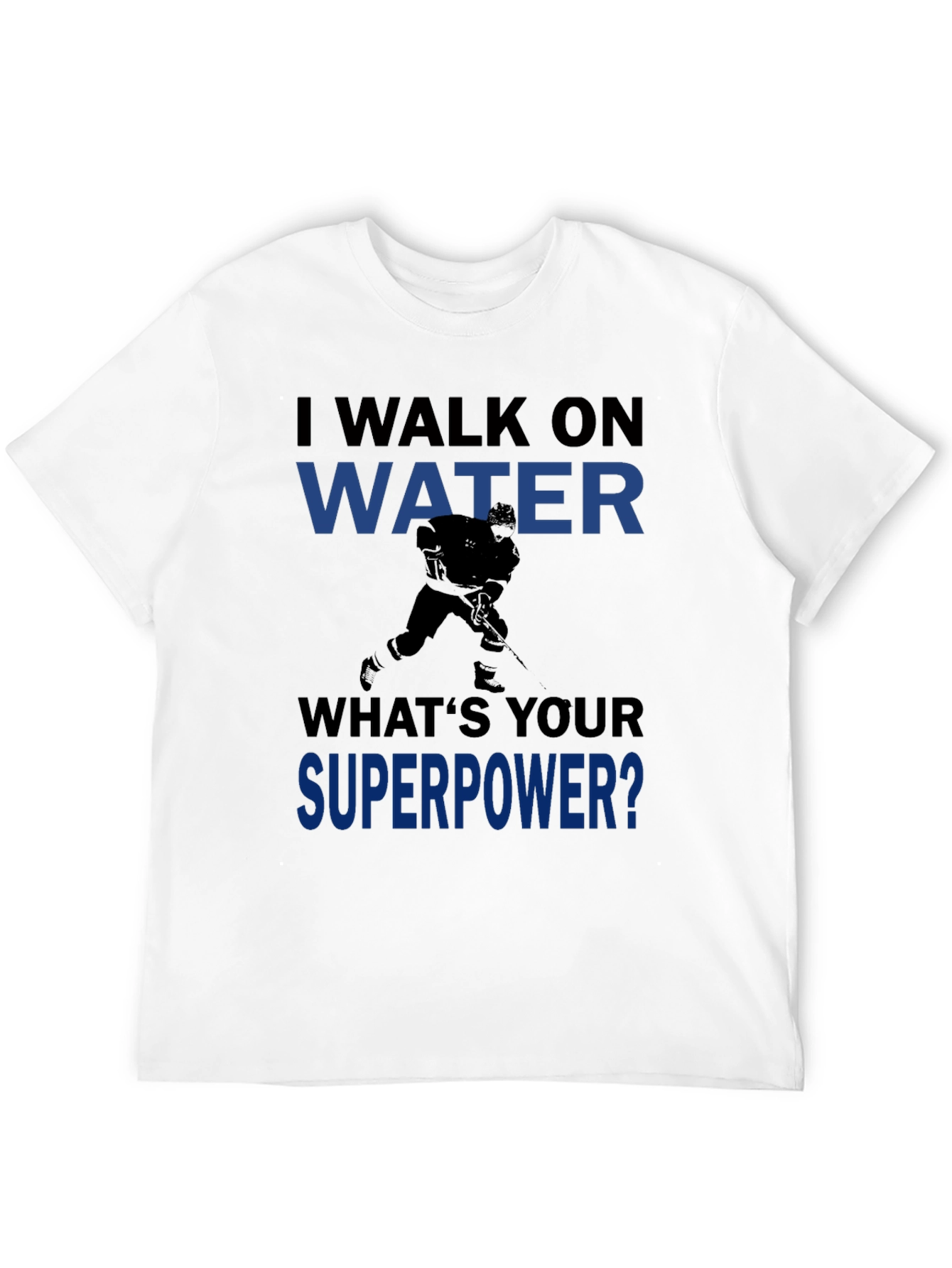 I Walk on Water Hockey Graphic Tee