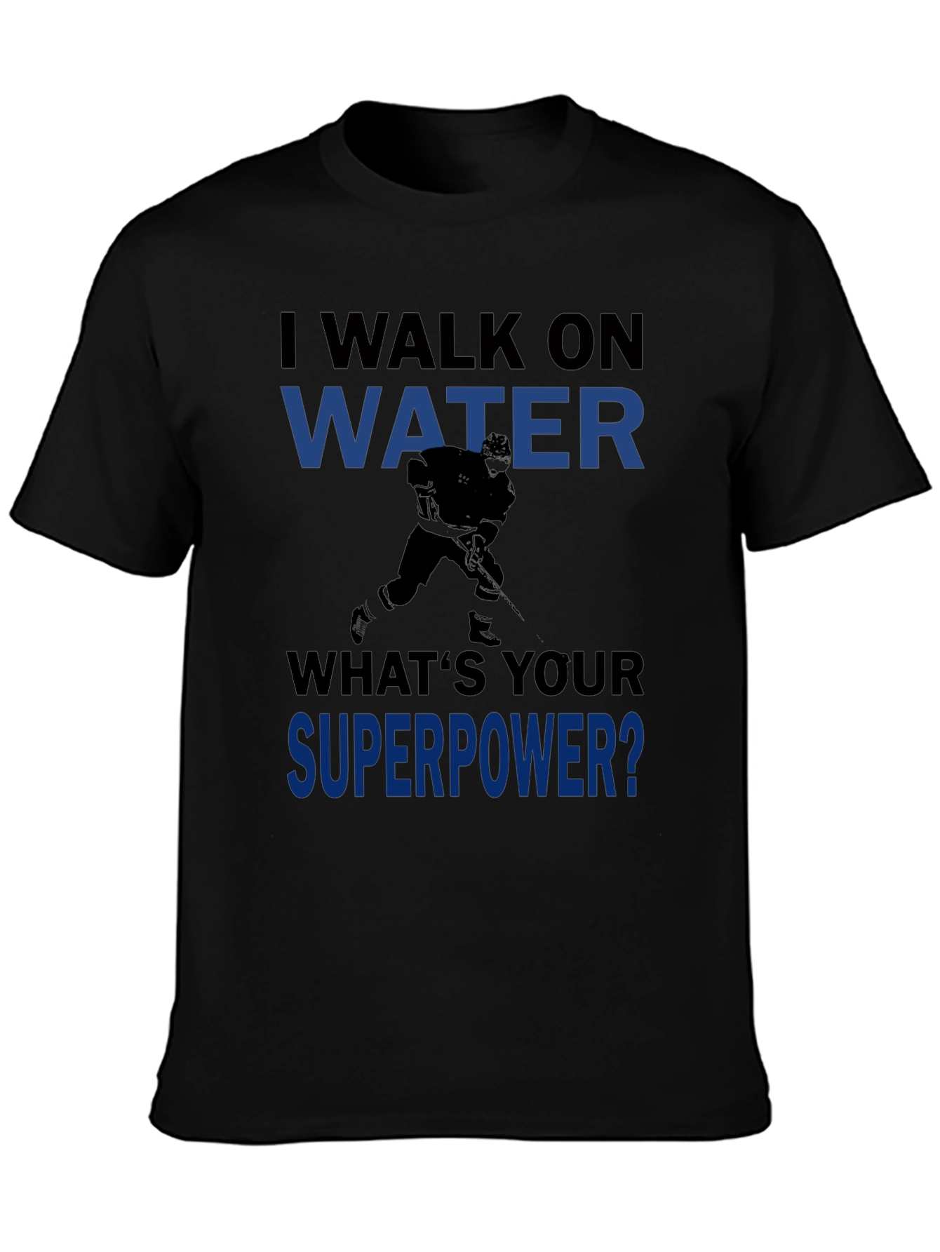 I Walk on Water Hockey Graphic Tee