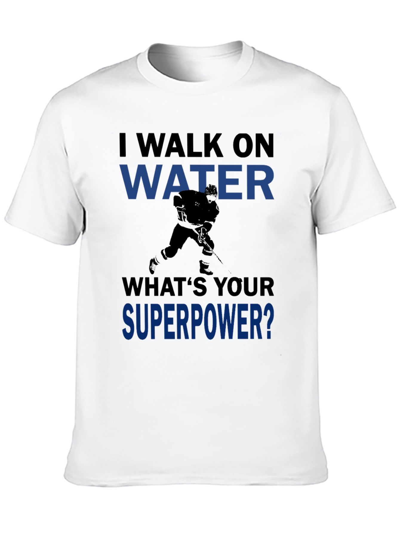 I Walk on Water Hockey Graphic Tee