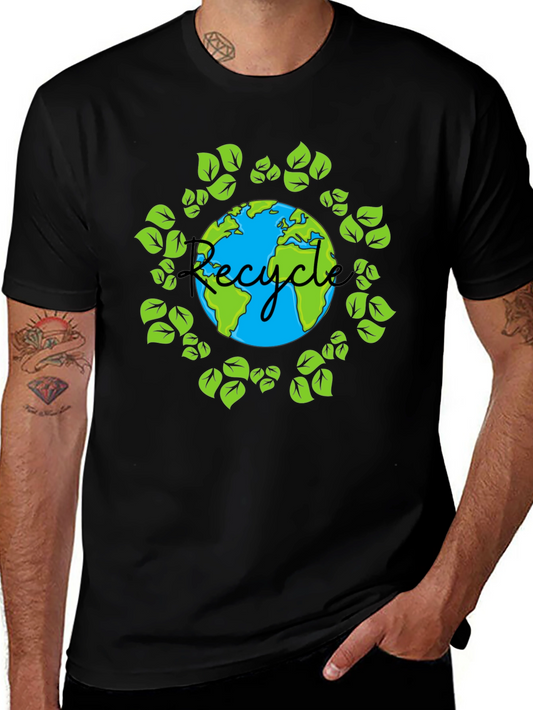 Earth Day Recycle T-Shirt - Eco Friendly Design