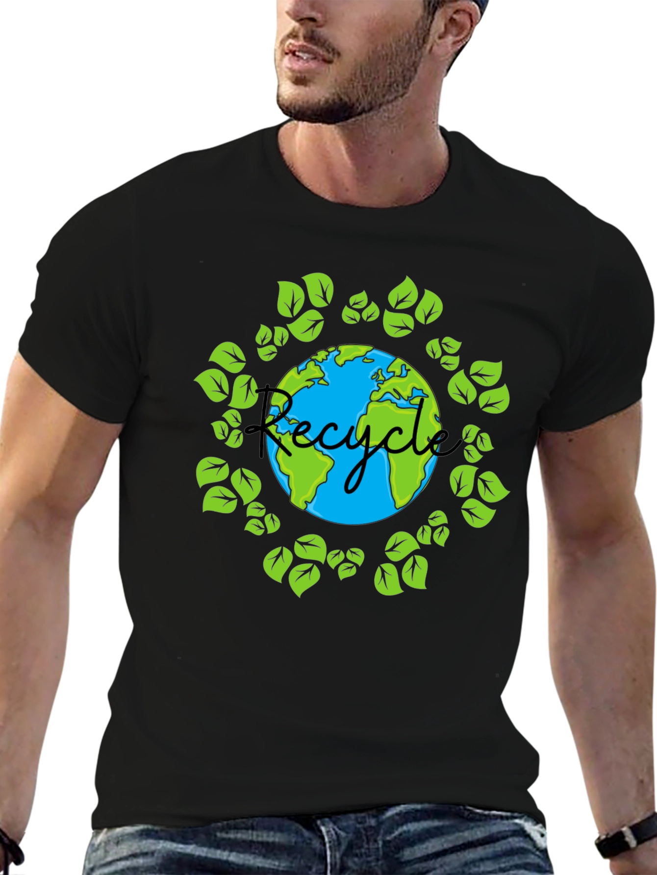 Earth Day Recycle T-Shirt - Eco Friendly Design