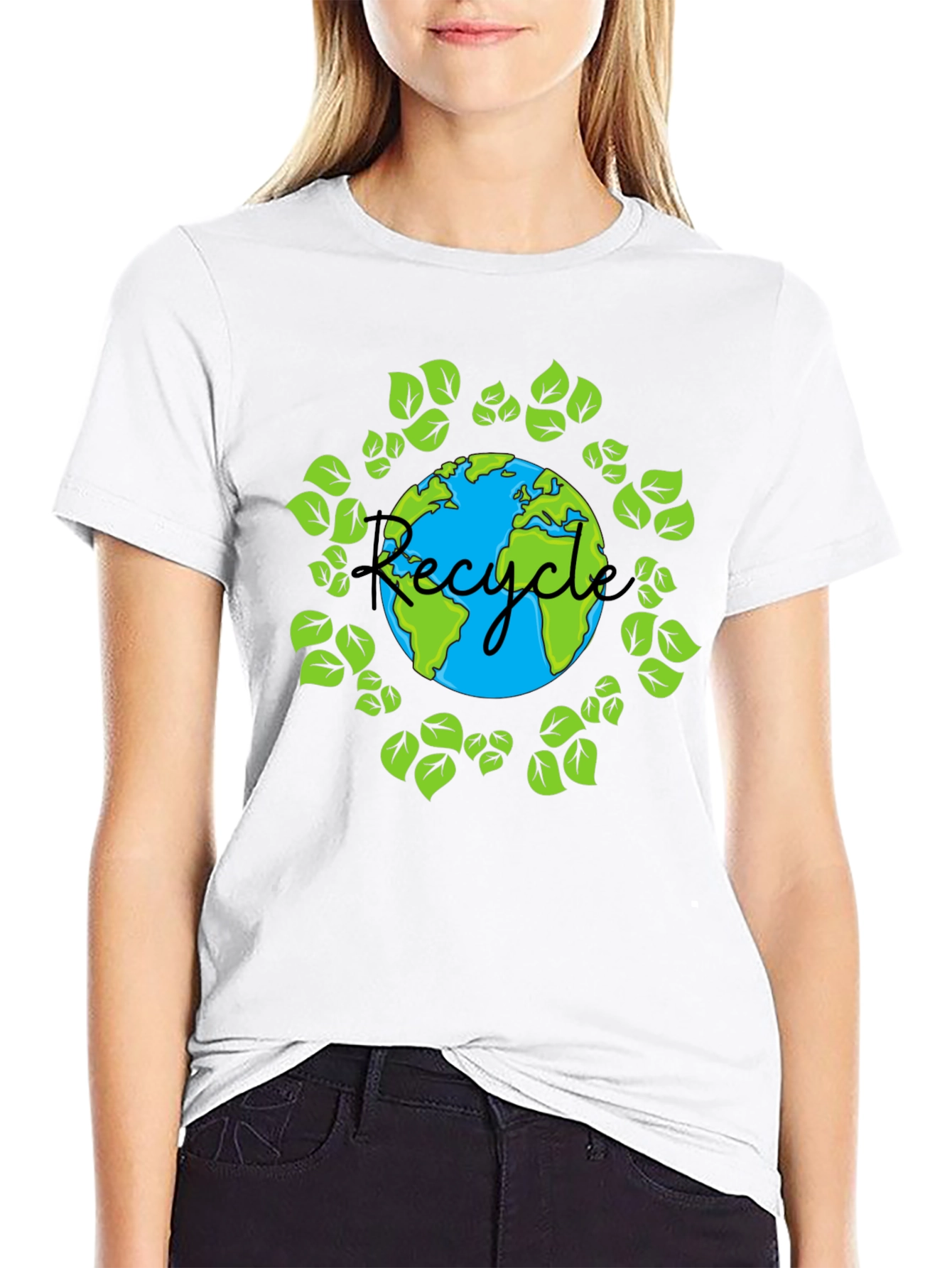 Earth Day Recycle T-Shirt - Eco Friendly Design