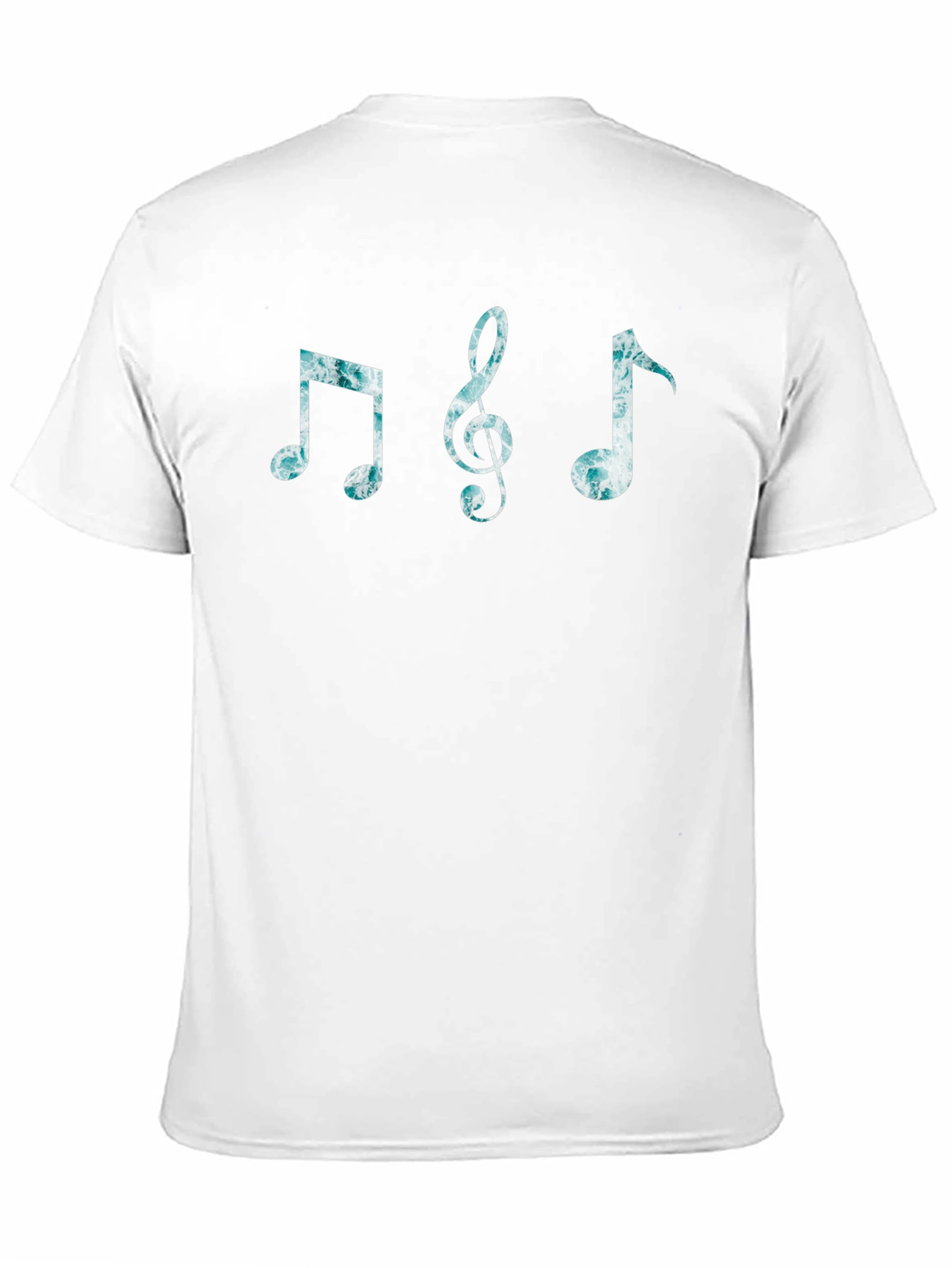 Musical Notes Black T-Shirt