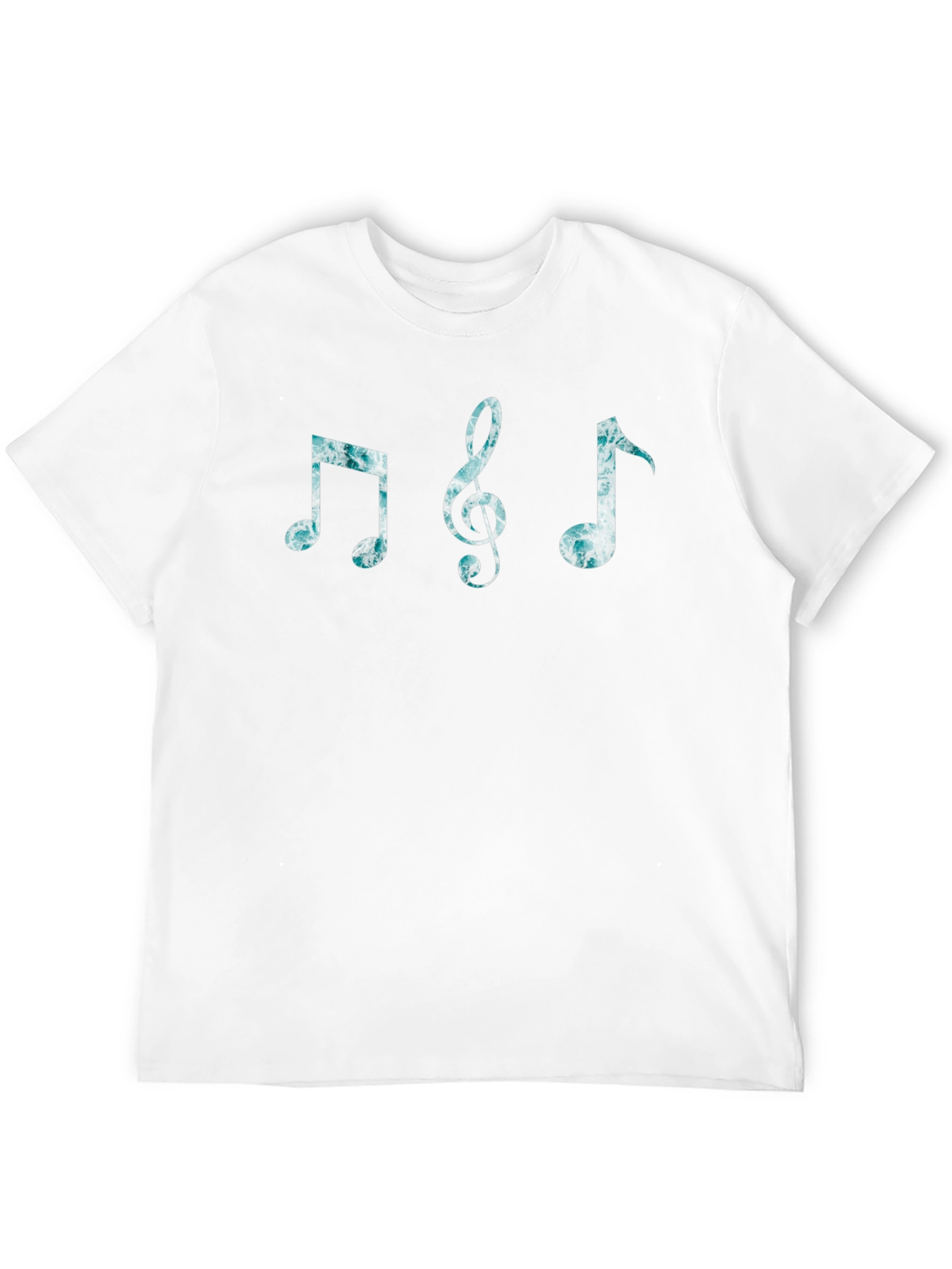 Musical Notes Black T-Shirt