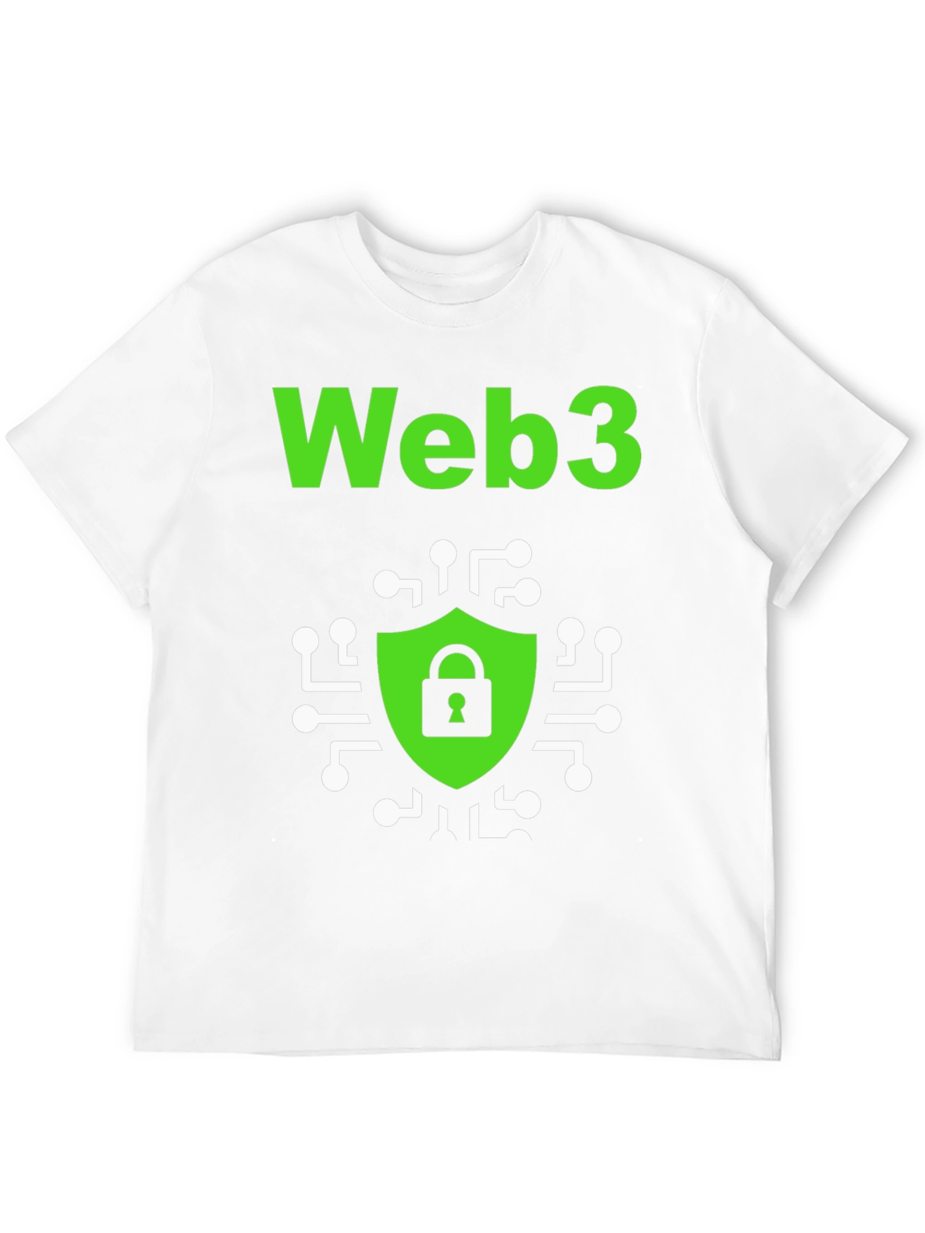 Web3 Security Graphic Tee - Black Cotton