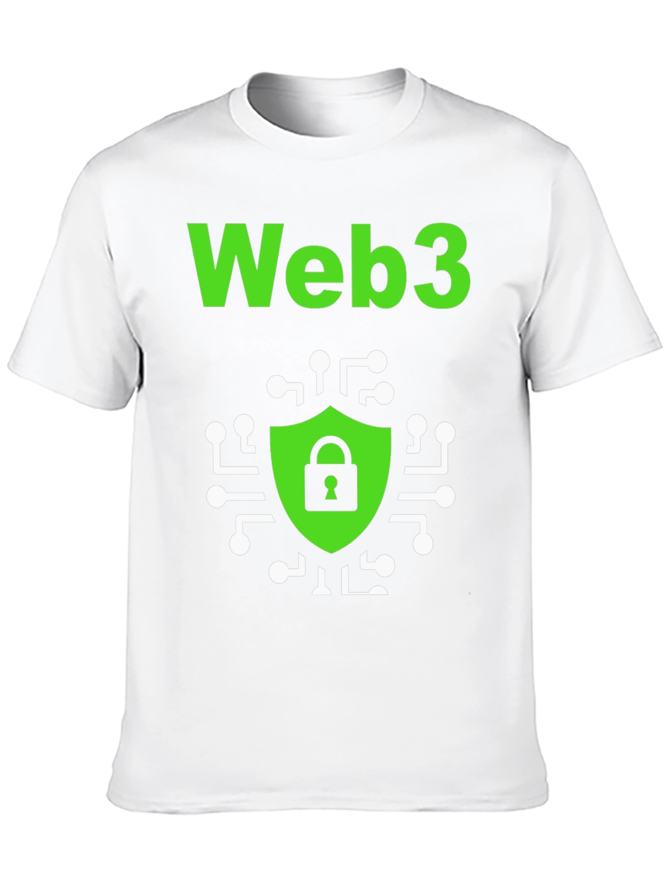 Web3 Security Graphic Tee - Black Cotton