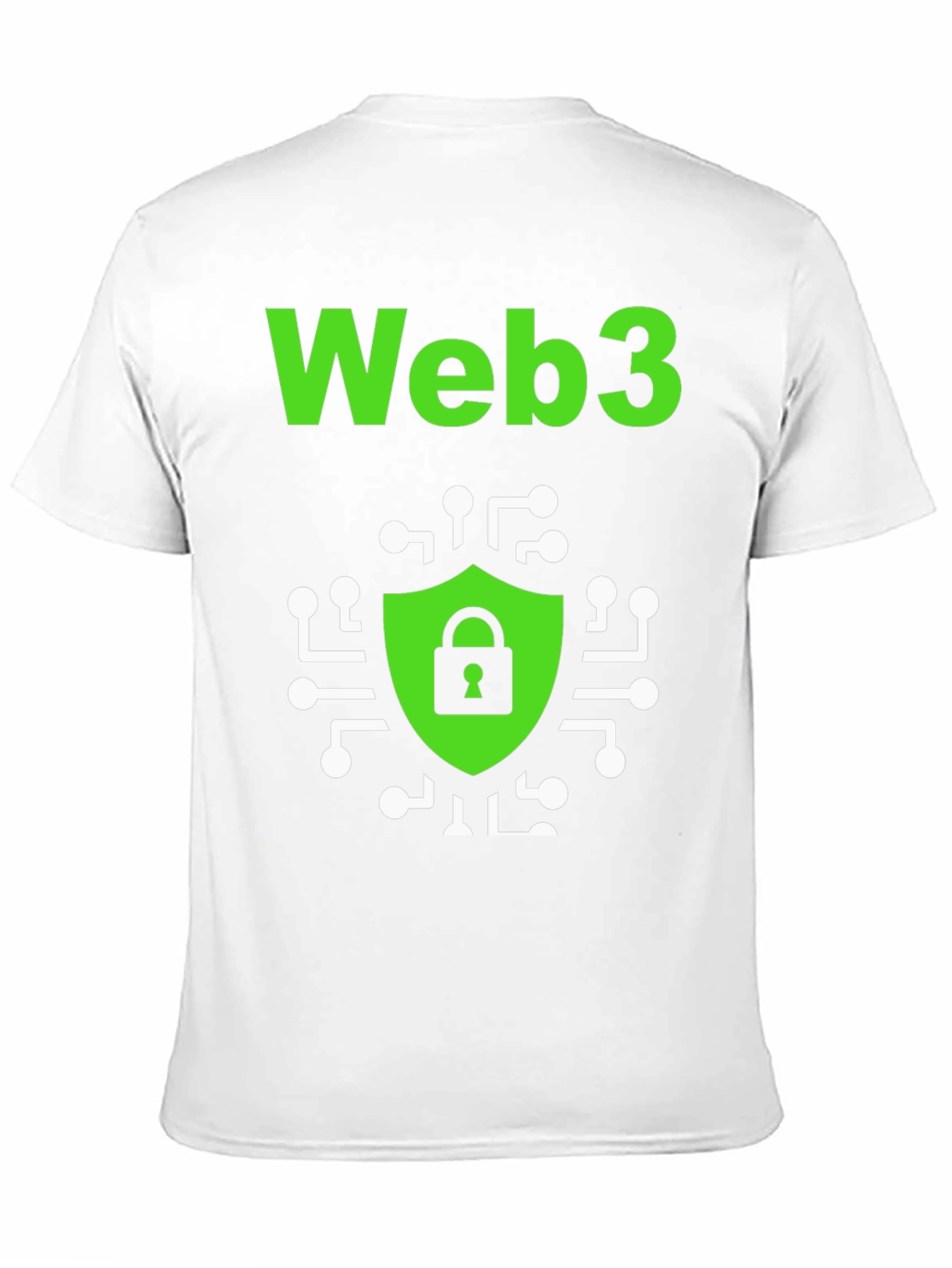 Web3 Security Graphic Tee - Black Cotton