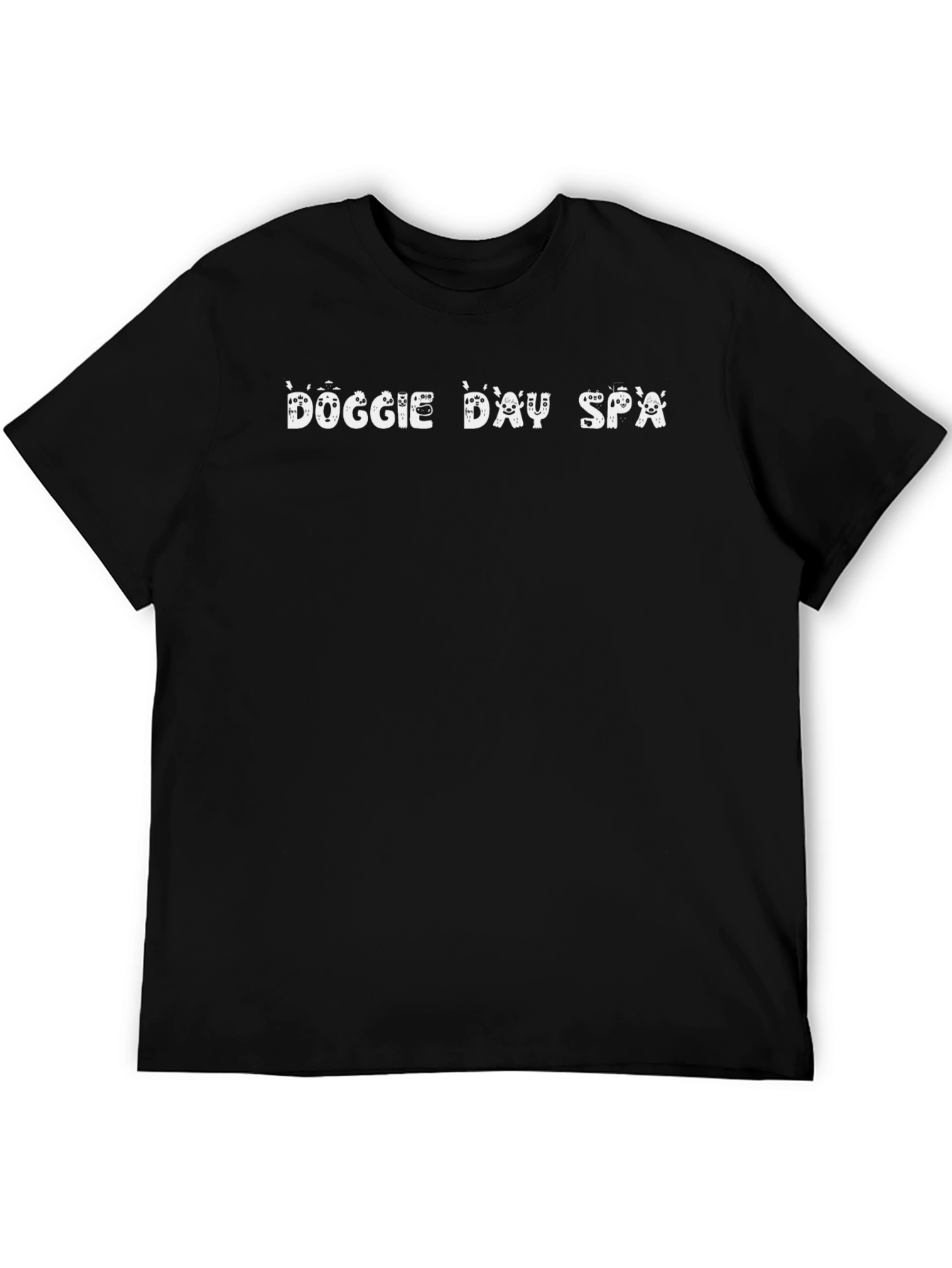 Doggie Day Spa Black T-Shirt