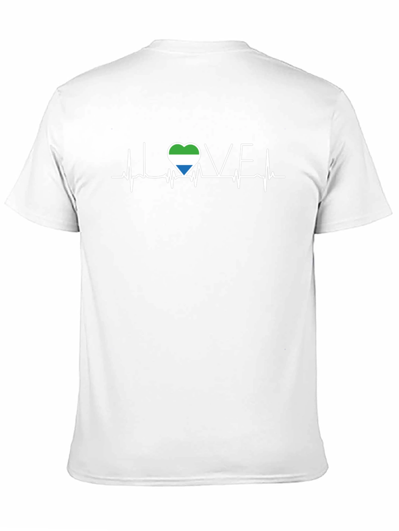 Sierra Leone Love Heartbeat T-Shirt