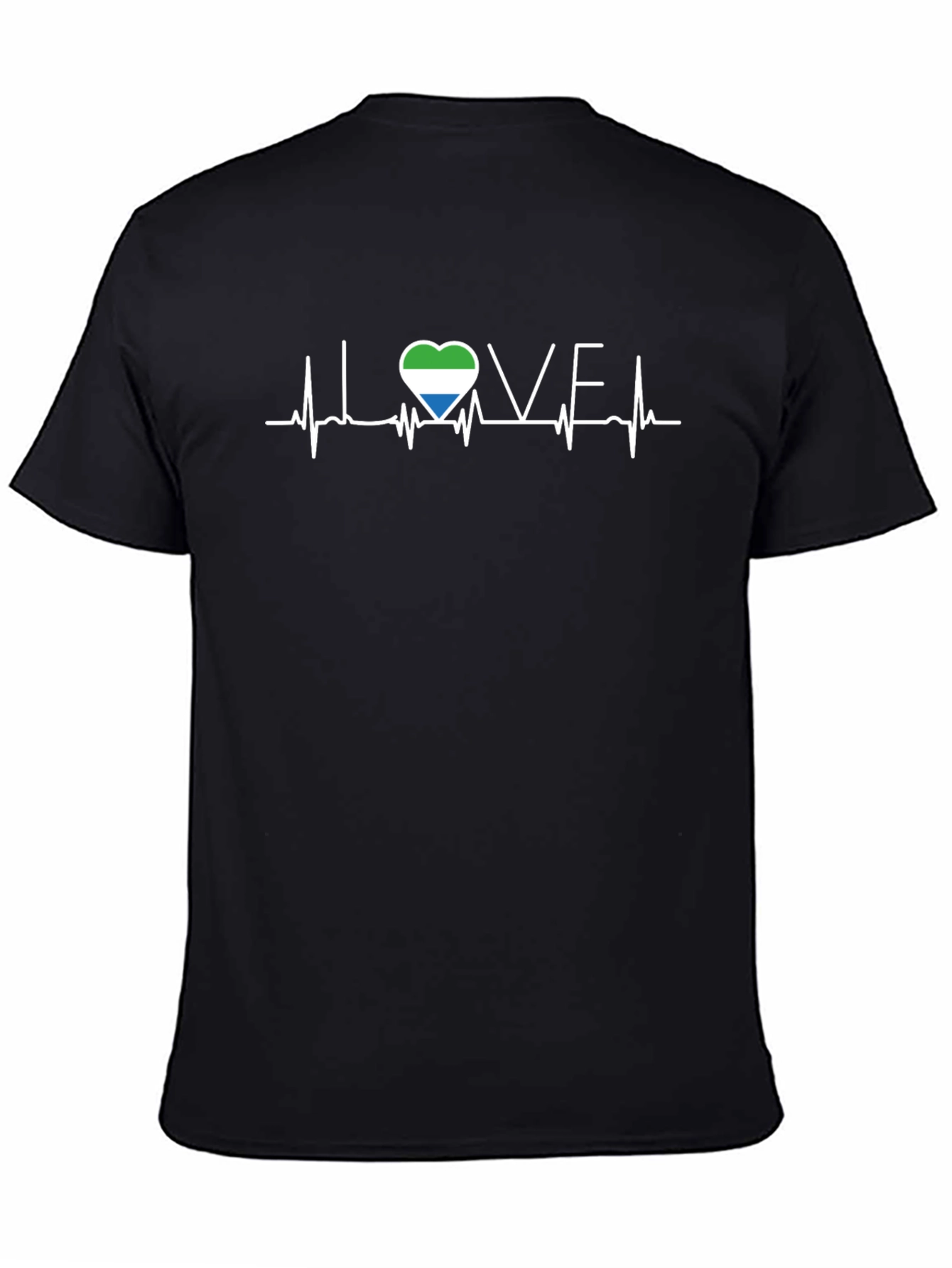 Sierra Leone Love Heartbeat T-Shirt