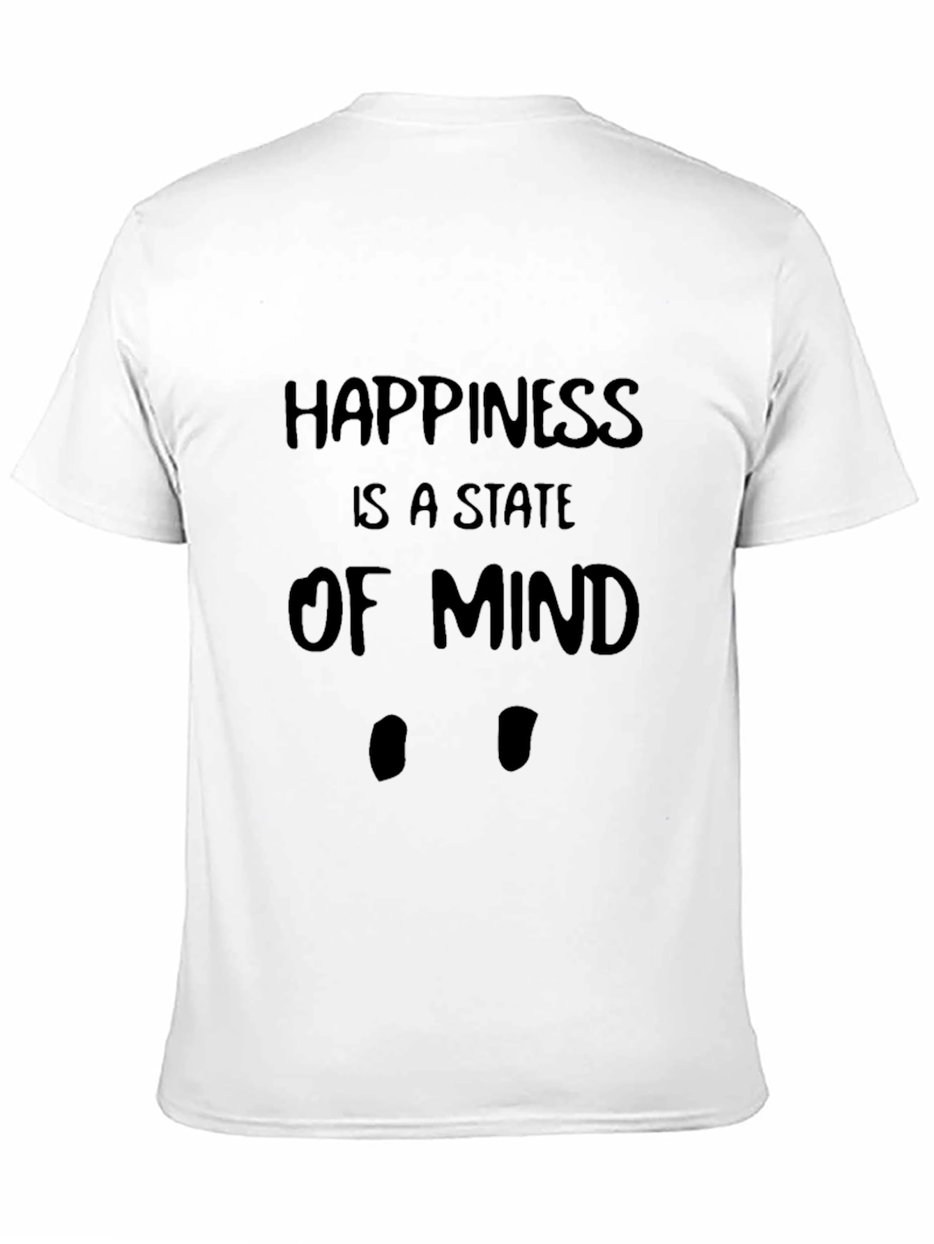 Happiness State of Mind Black T-Shirt