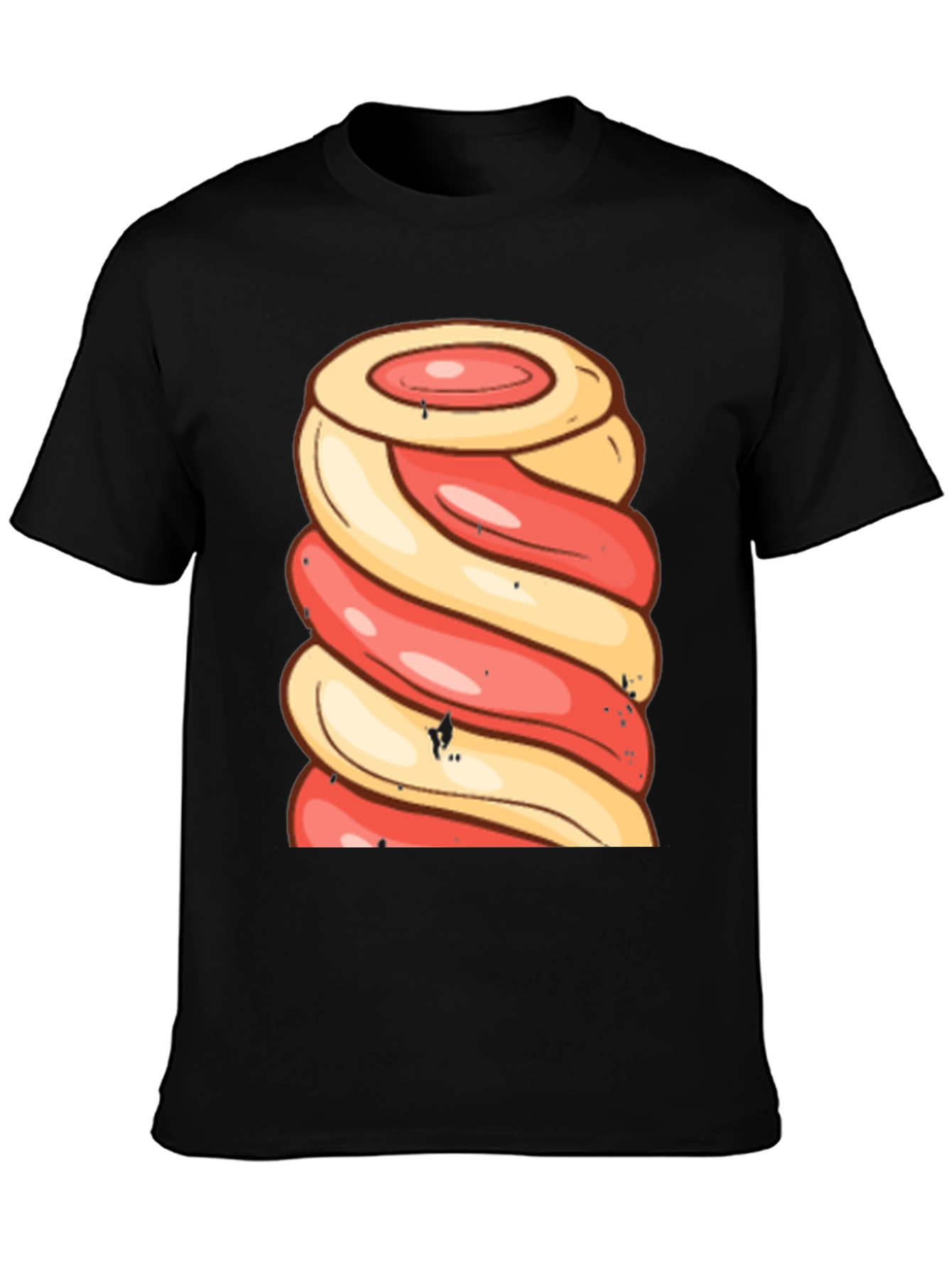 Swirl Lollipop Graphic Tee - Fun Novelty Design