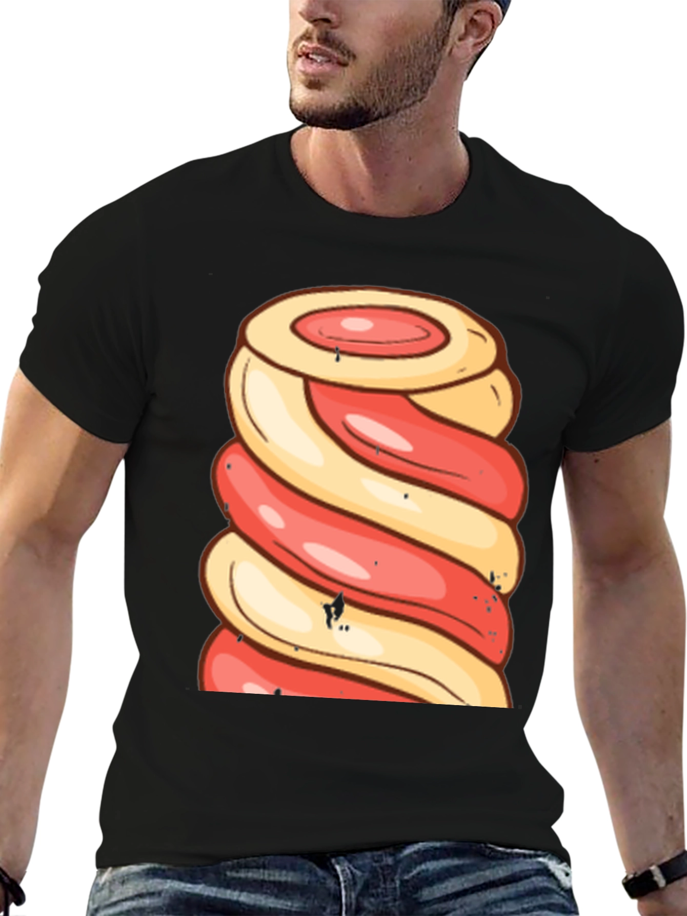Swirl Lollipop Graphic Tee - Fun Novelty Design