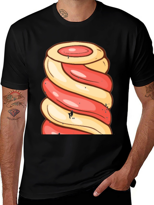 Swirl Lollipop Graphic Tee - Fun Novelty Design