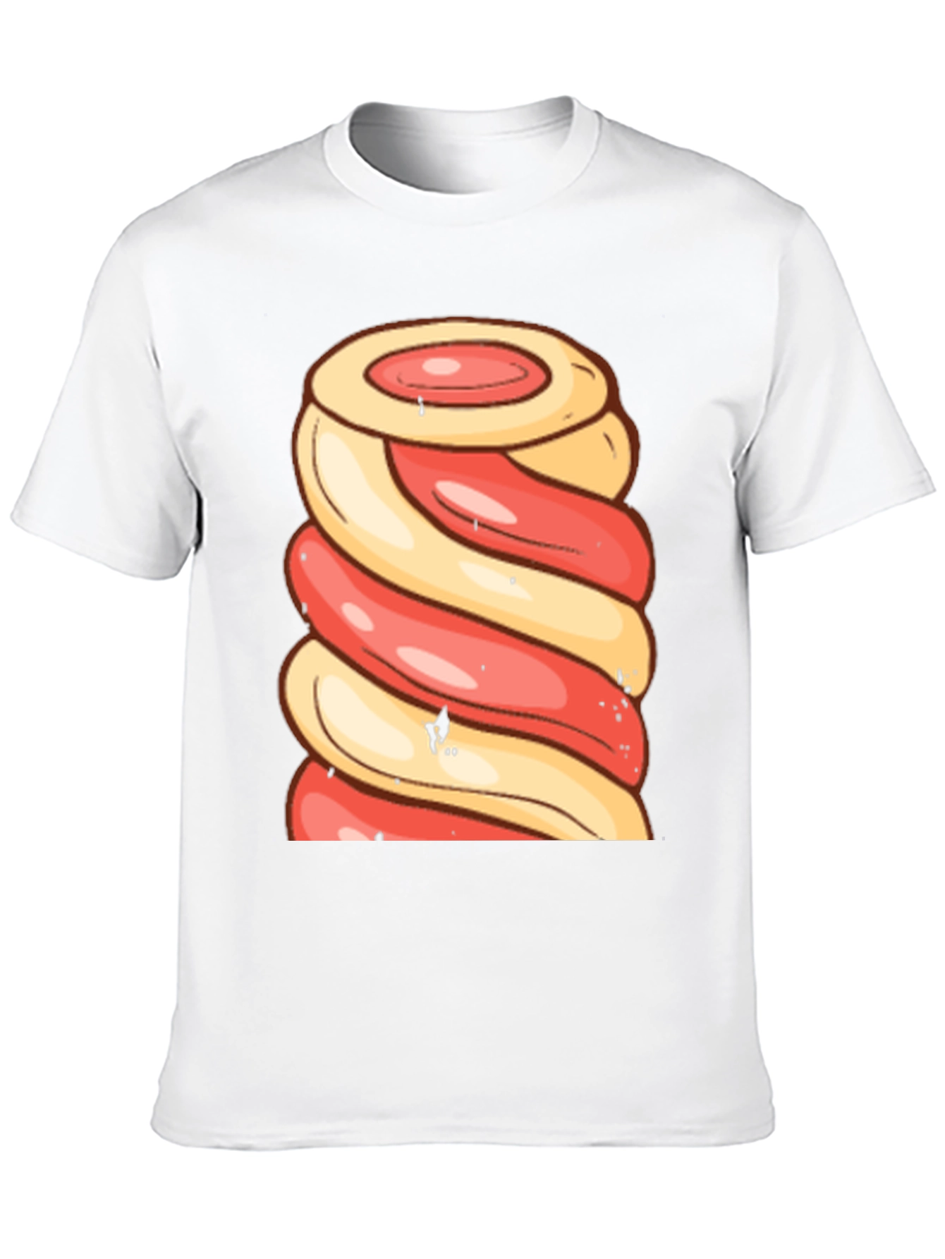Swirl Lollipop Graphic Tee - Fun Novelty Design