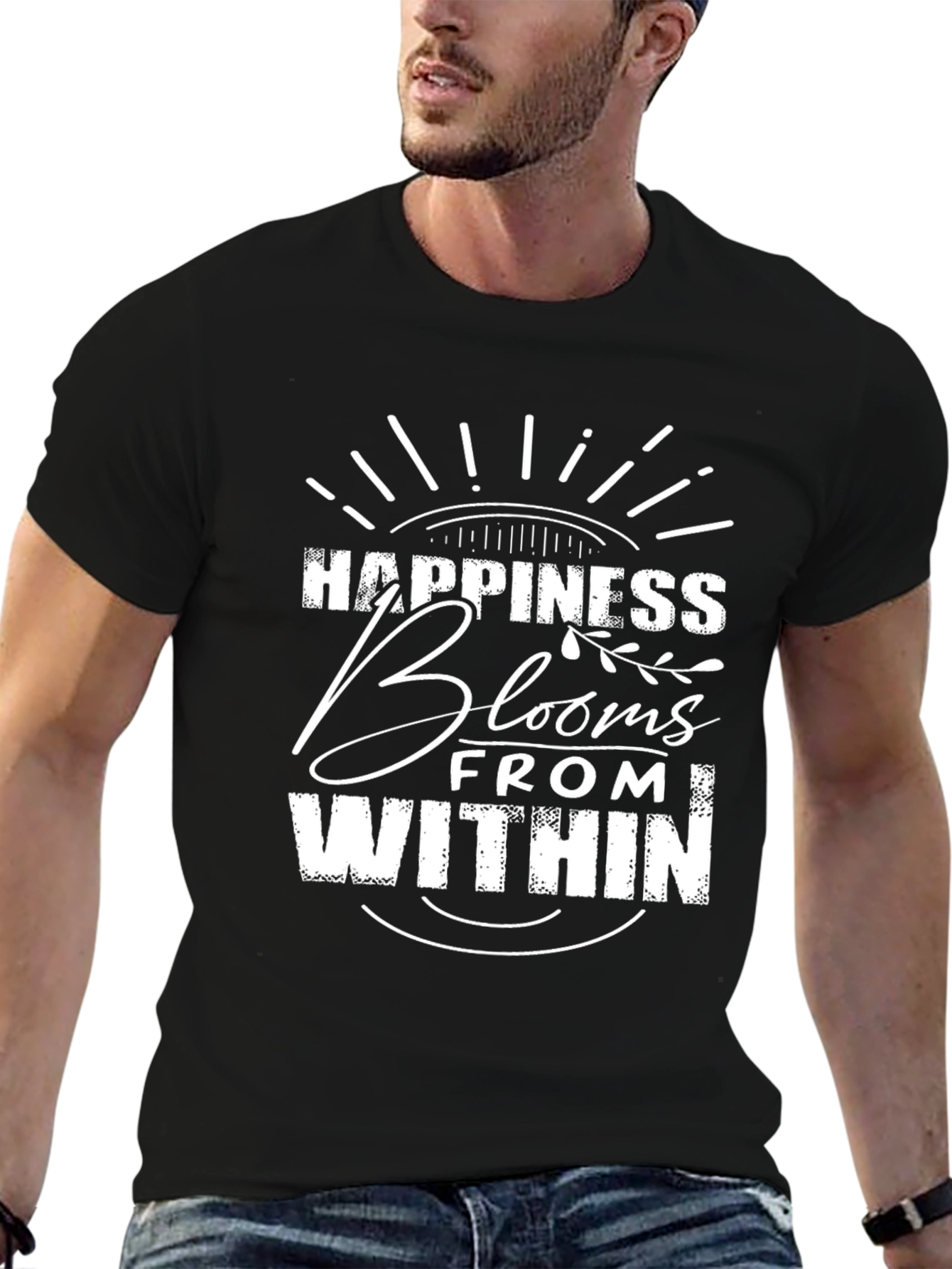 Happiness Blooms Within Graphic T-Shirt
