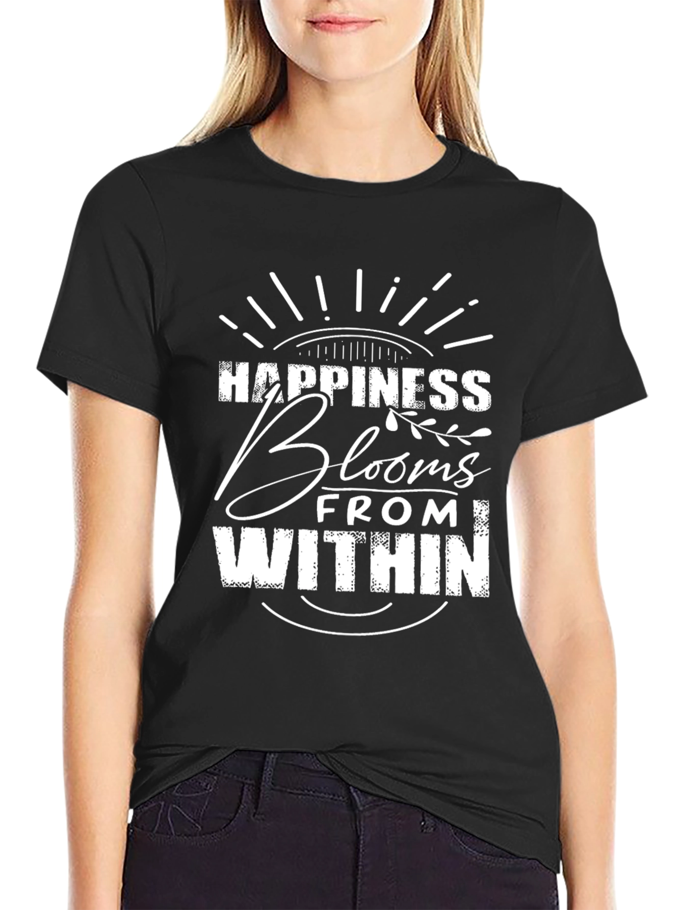Happiness Blooms Within Graphic T-Shirt