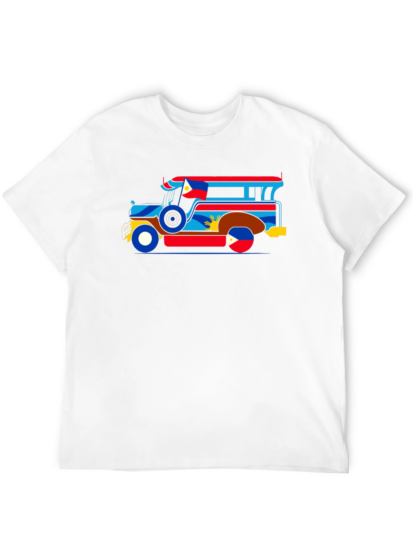 Filipino Jeepney Graphic Tee - Black