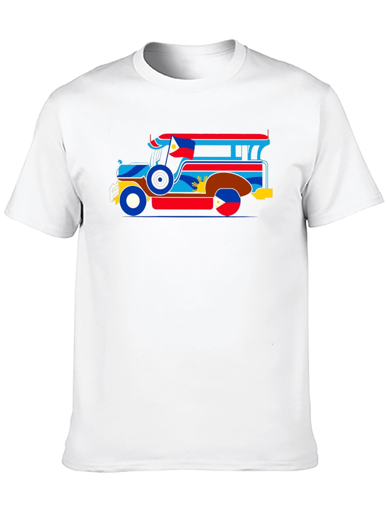 Filipino Jeepney Graphic Tee - Black