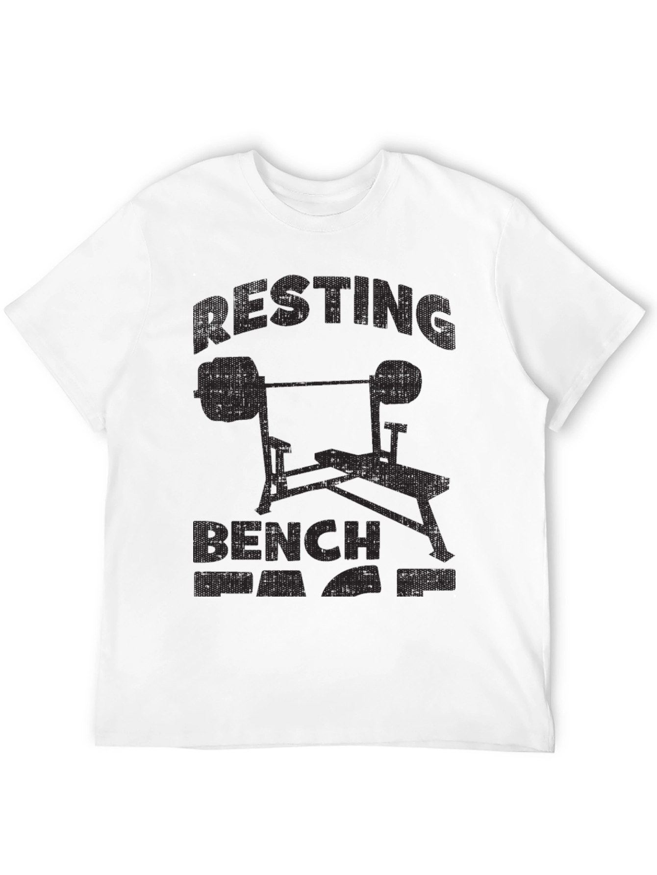 Resting Bench T-Shirt Black Gym Apparel