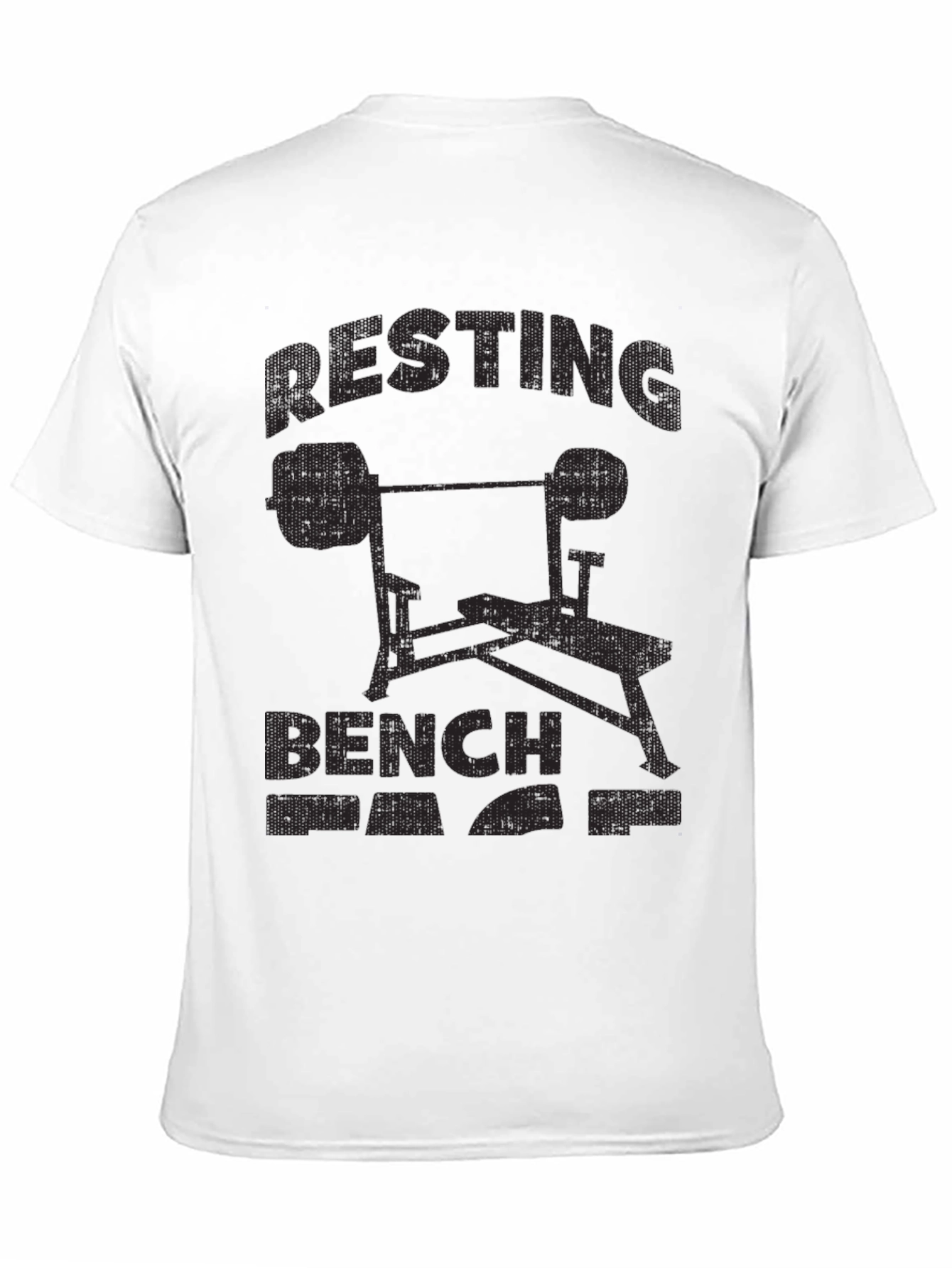 Resting Bench T-Shirt Black Gym Apparel